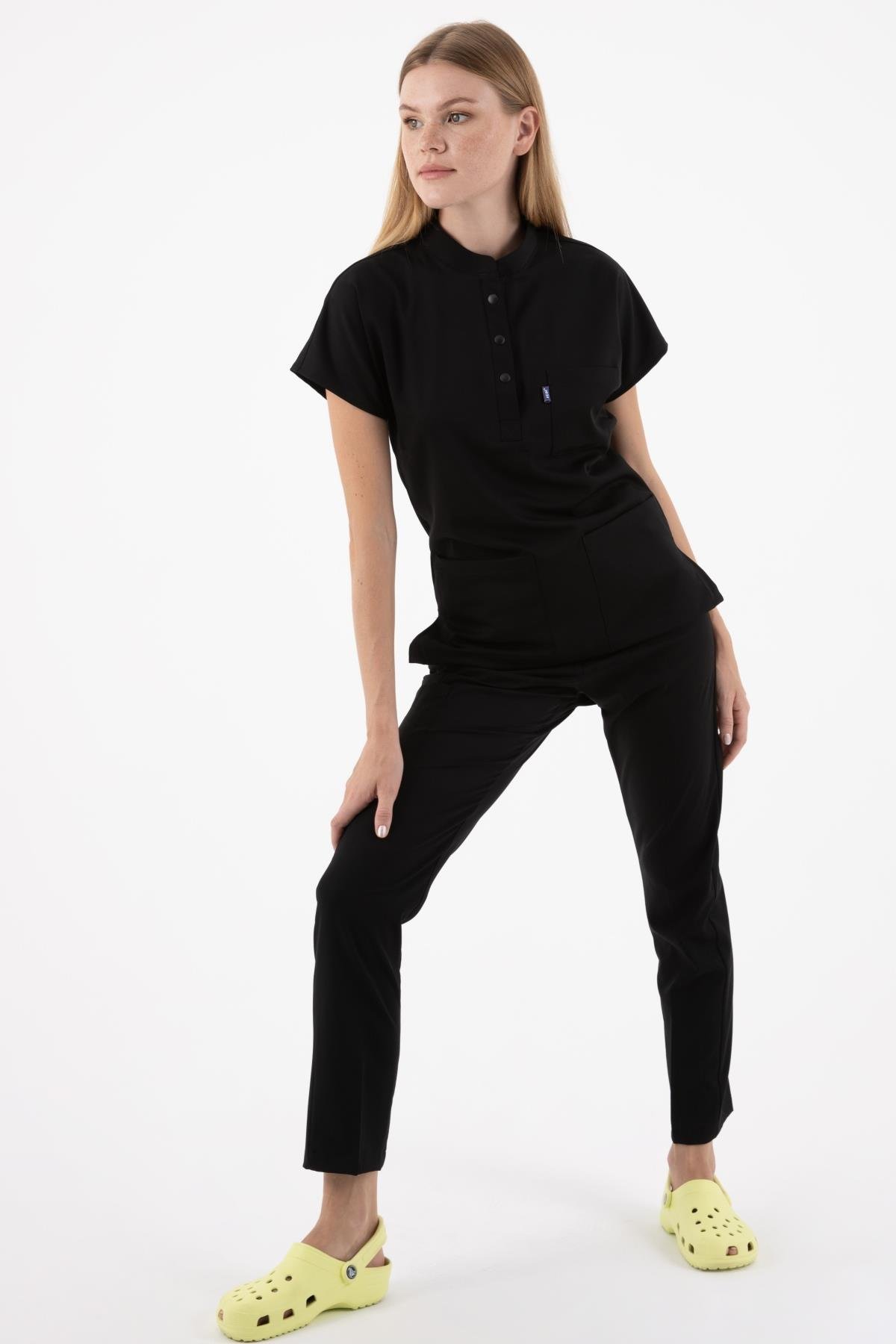 SİYAH PETRA PREMIUM ÜNİFORMA TAKIM