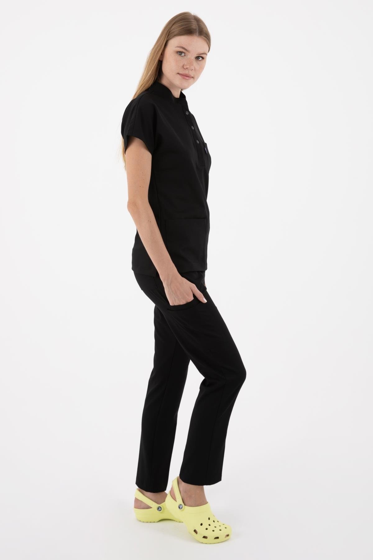 SİYAH PETRA PREMIUM ÜNİFORMA TAKIM