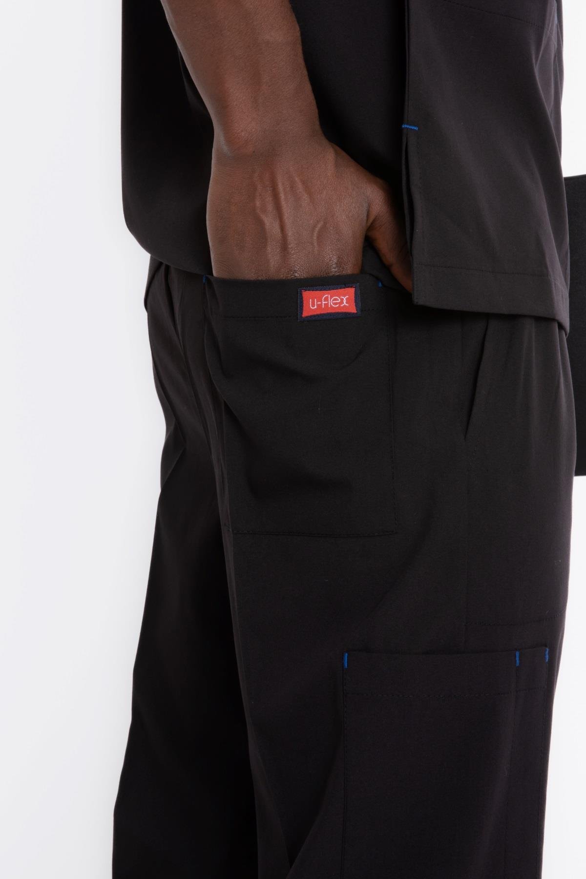 SİYAH U-FLEX ERKEK CERRAHİ TAKIM