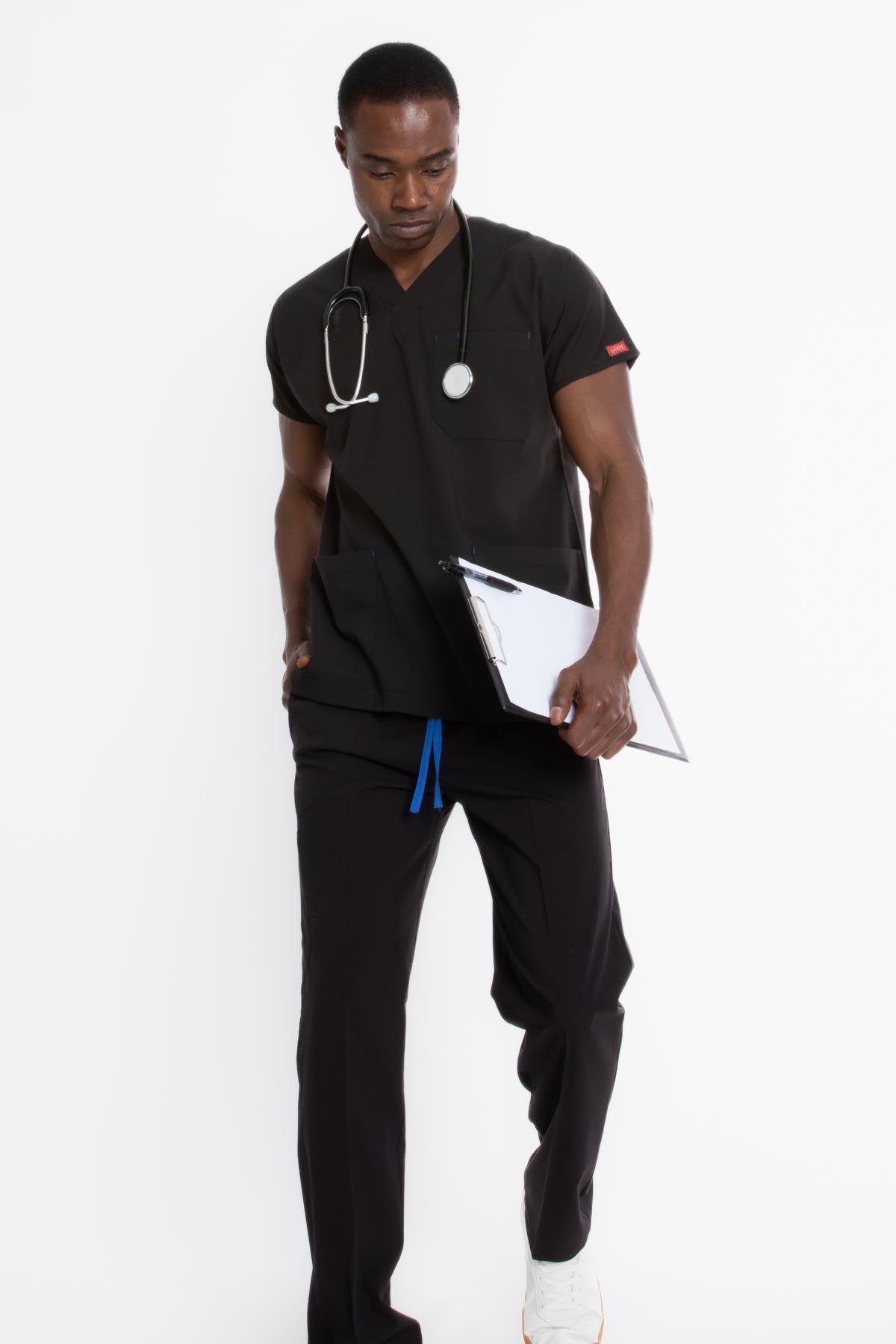 SİYAH U-FLEX ERKEK CERRAHİ TAKIM