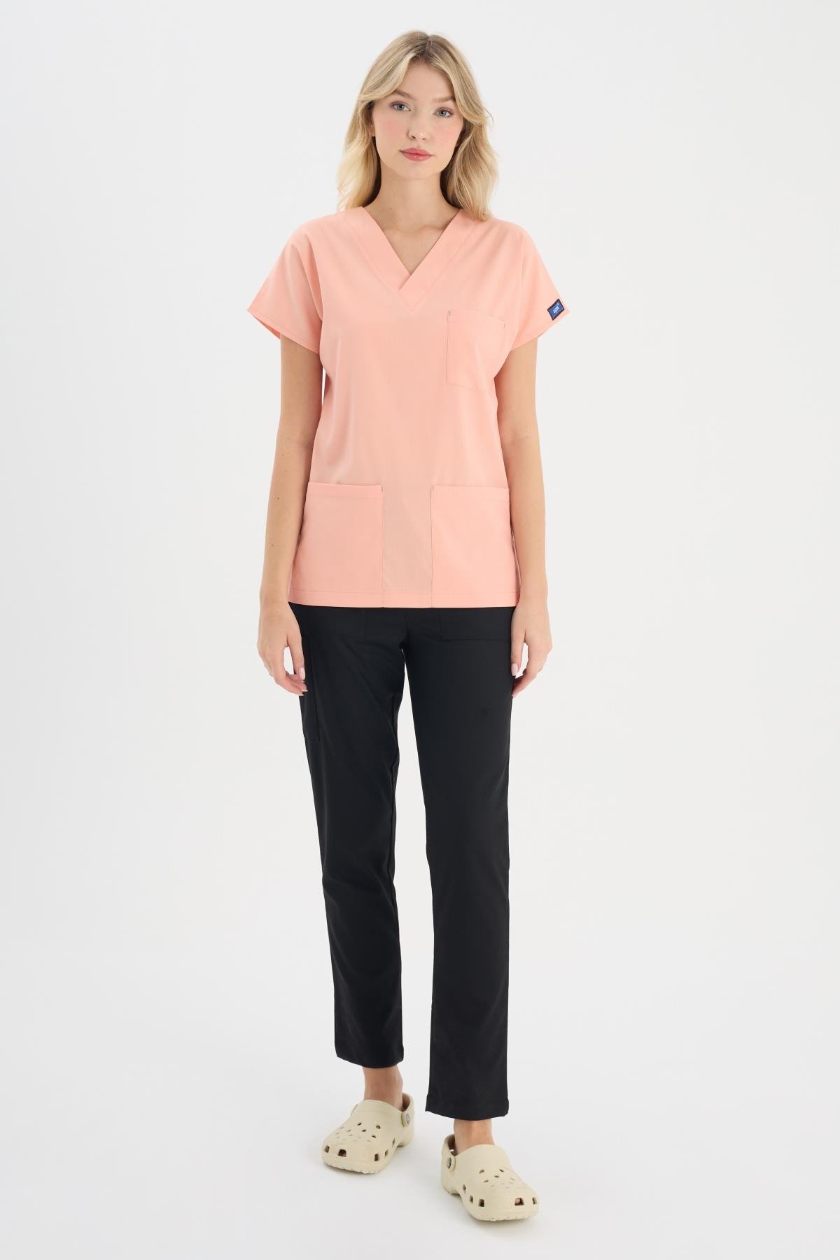 SALMON CORE-FLEX LYCRA WOMEN TOP