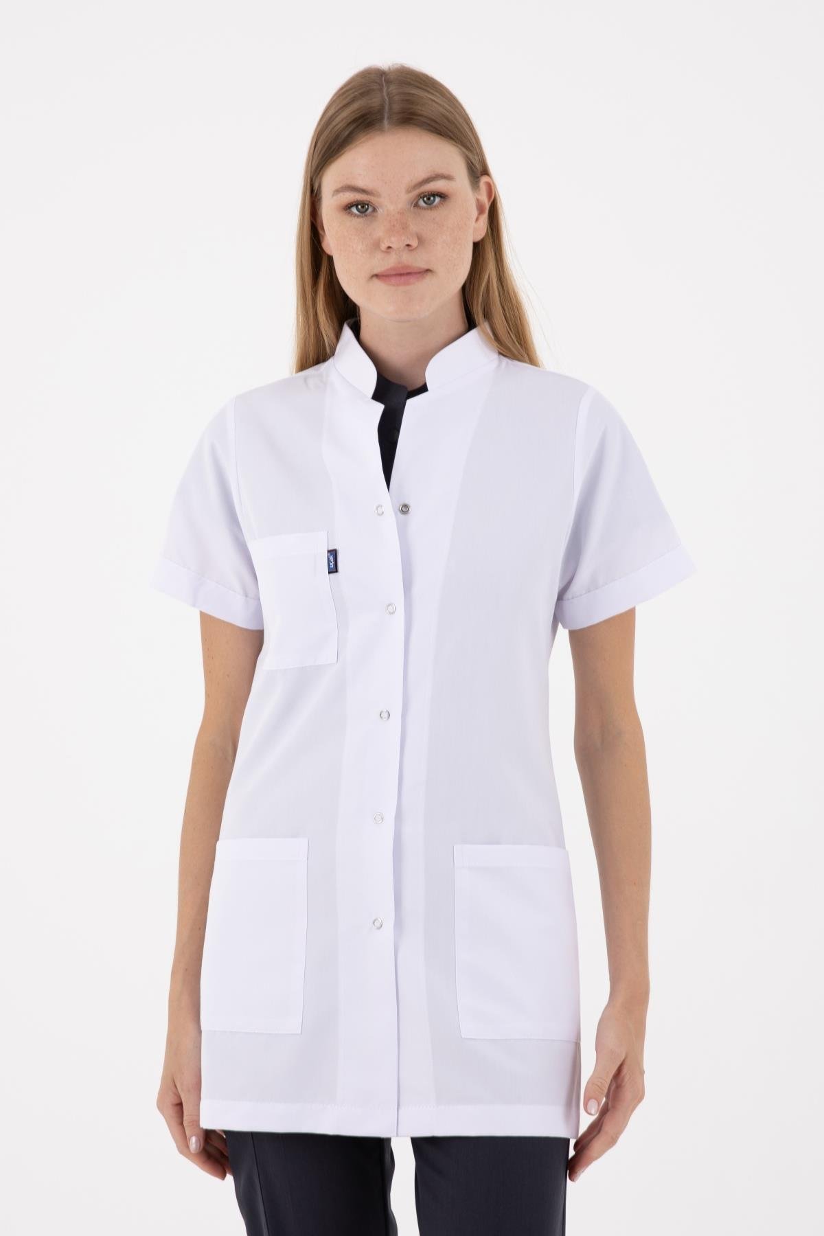 TUNİK BOY, KISA KOL, HAKİM YAKA, KADIN DOKTOR ÖNLÜĞÜ