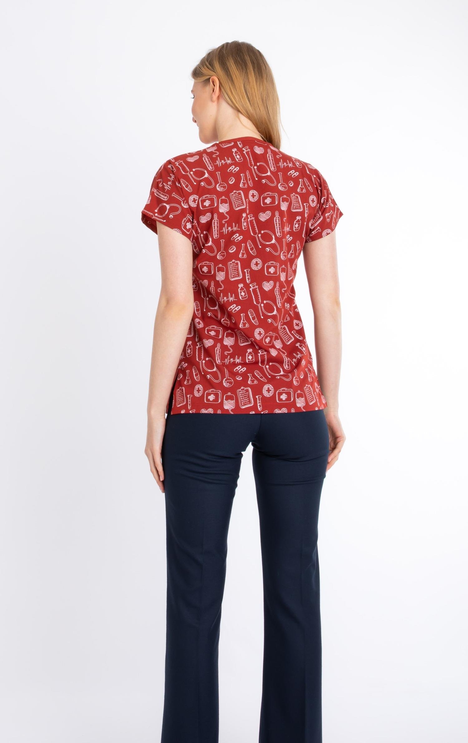 YANIK TURUNCU SEMBOL U-FLEX KADIN LİKRALI TEK ÜST