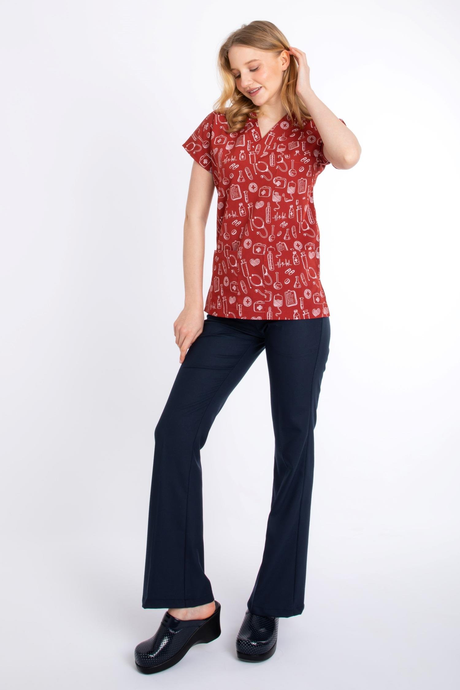 YANIK TURUNCU SEMBOL U-FLEX KADIN LİKRALI TEK ÜST