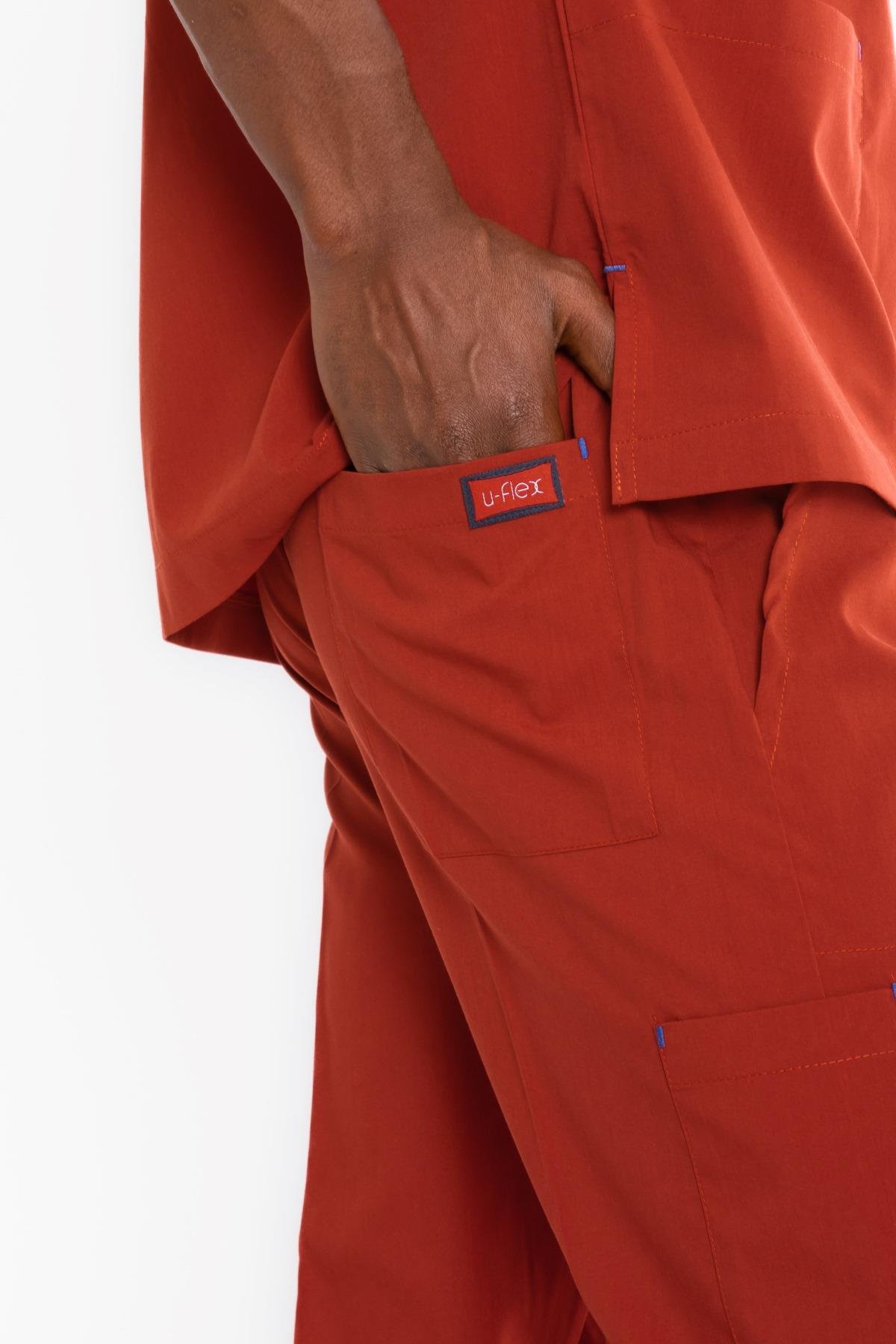 YANIK TURUNCU U-FLEX ERKEK CERRAHİ TAKIM