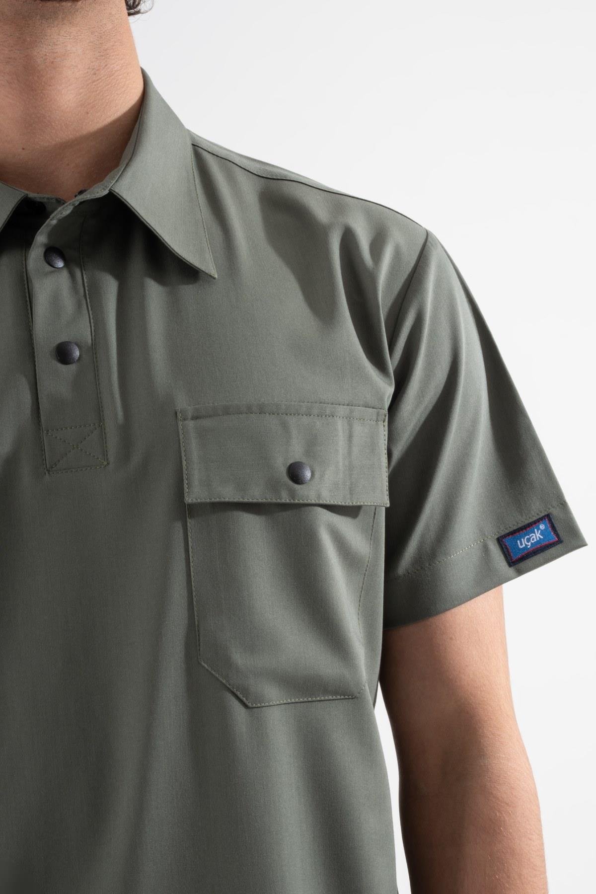 ZEYTİN YEŞİLİ MILAN PREMIUM SCRUBS TAKIM