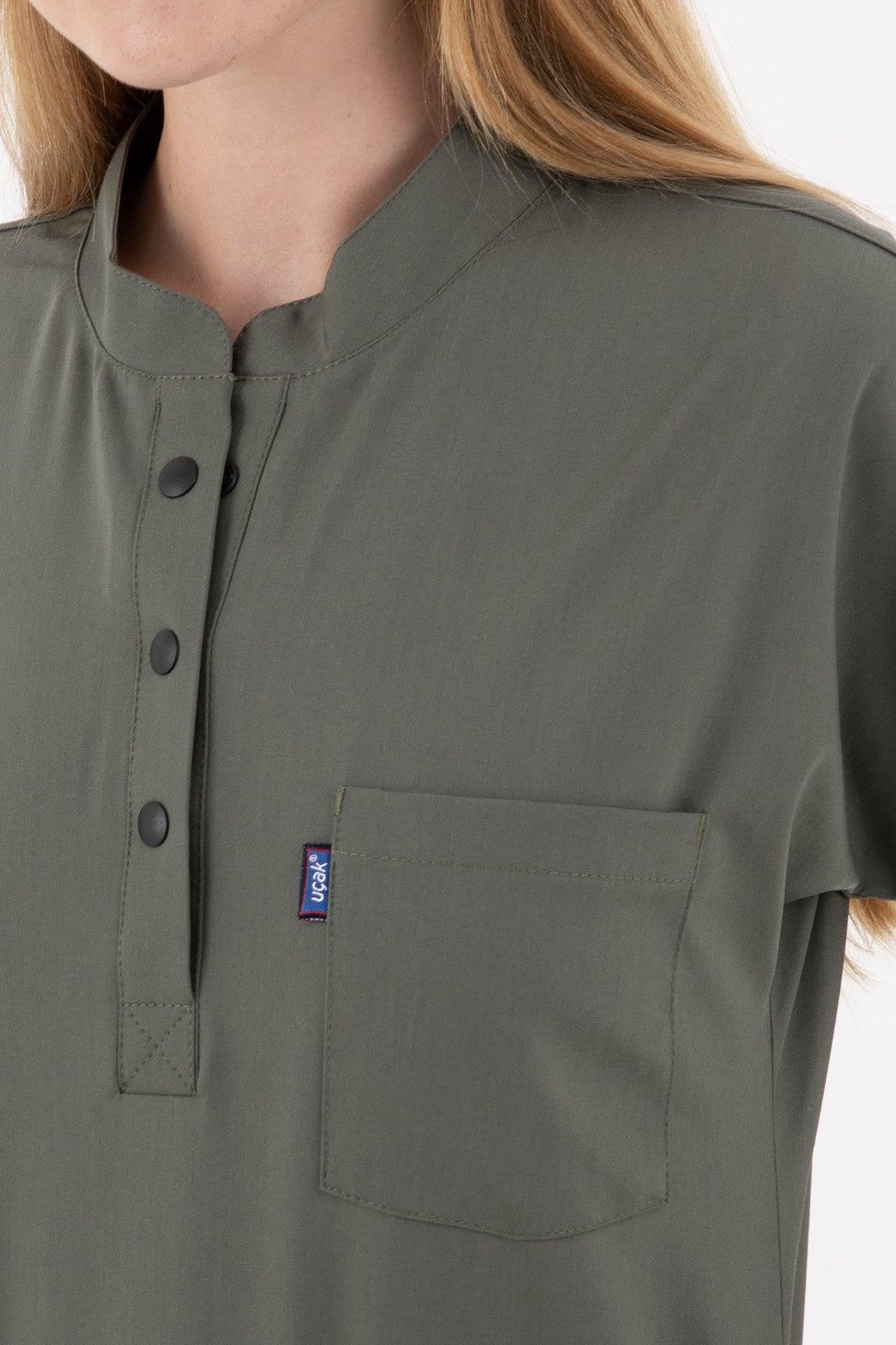 ZEYTİN YEŞİLİ PETRA PREMIUM ÜNİFORMA TAKIM