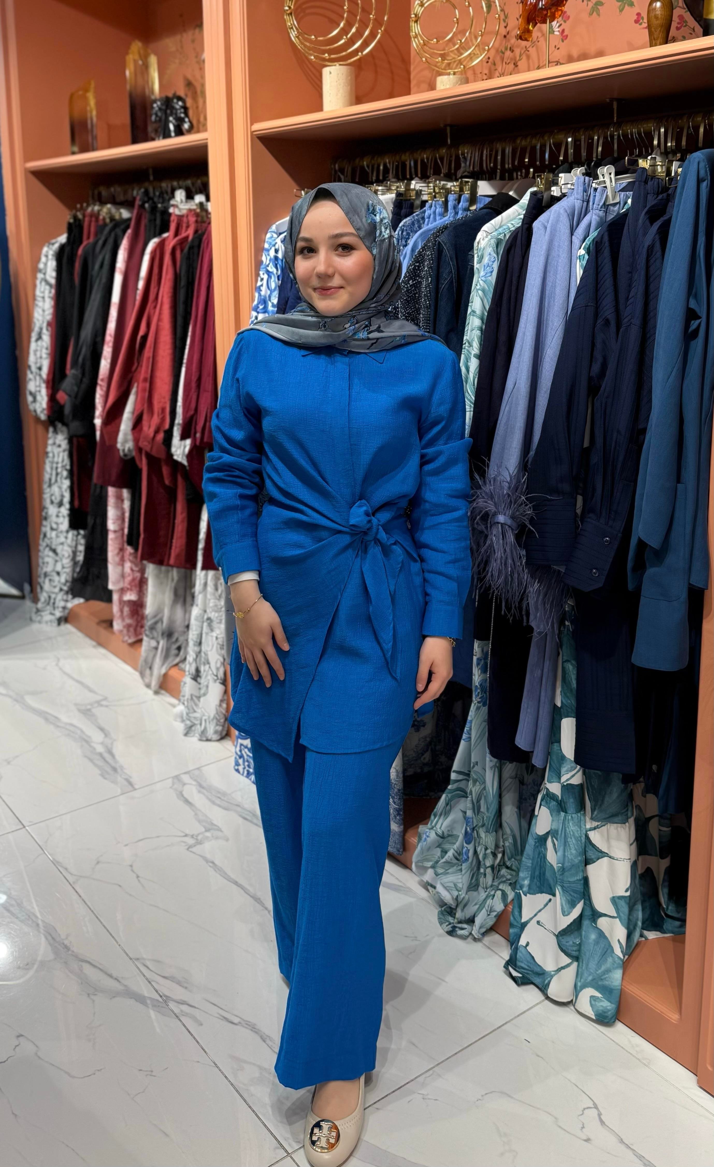Belden Bağlamalı Takım Saks