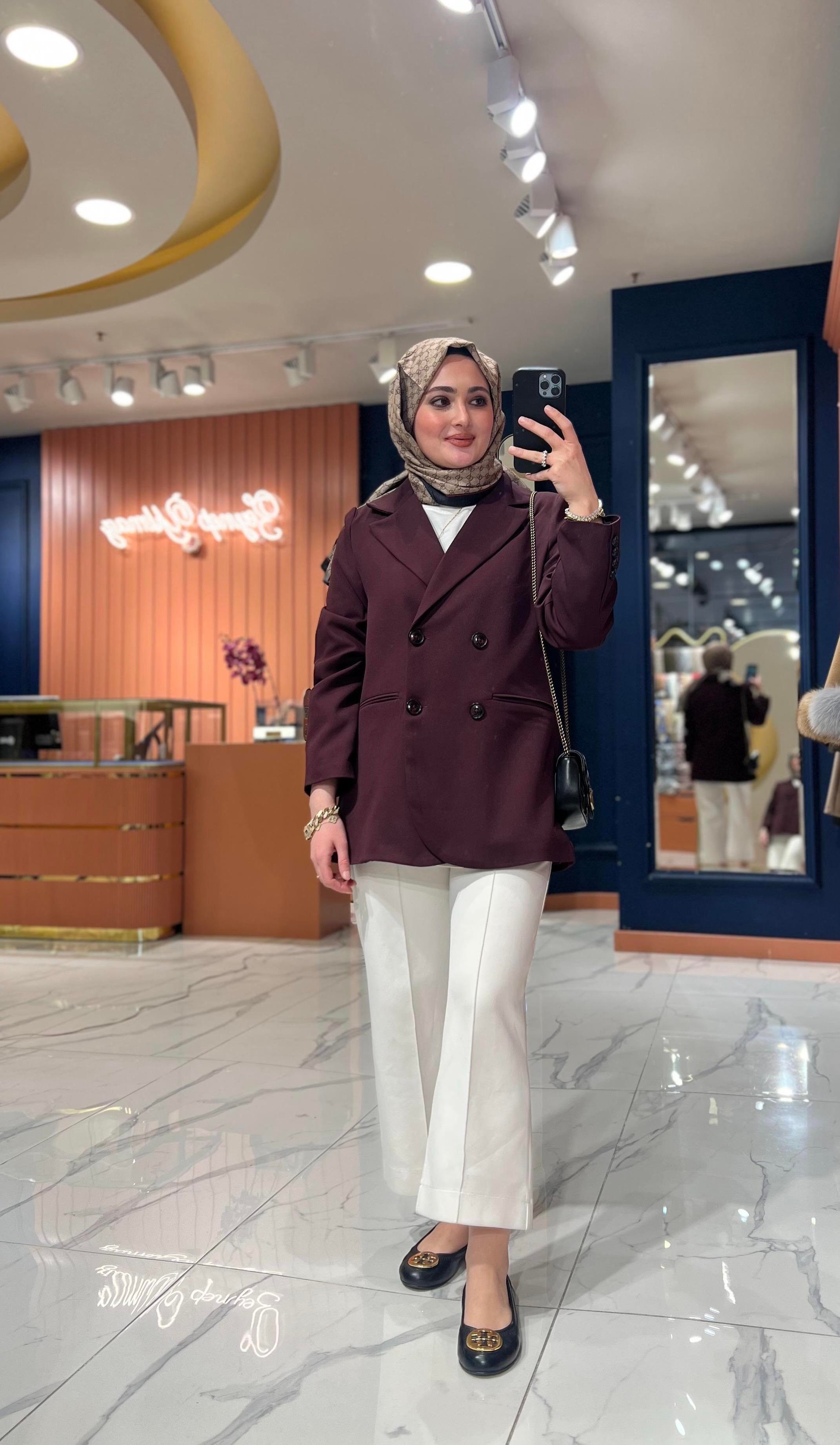 Blazer Ceket | Mürdüm