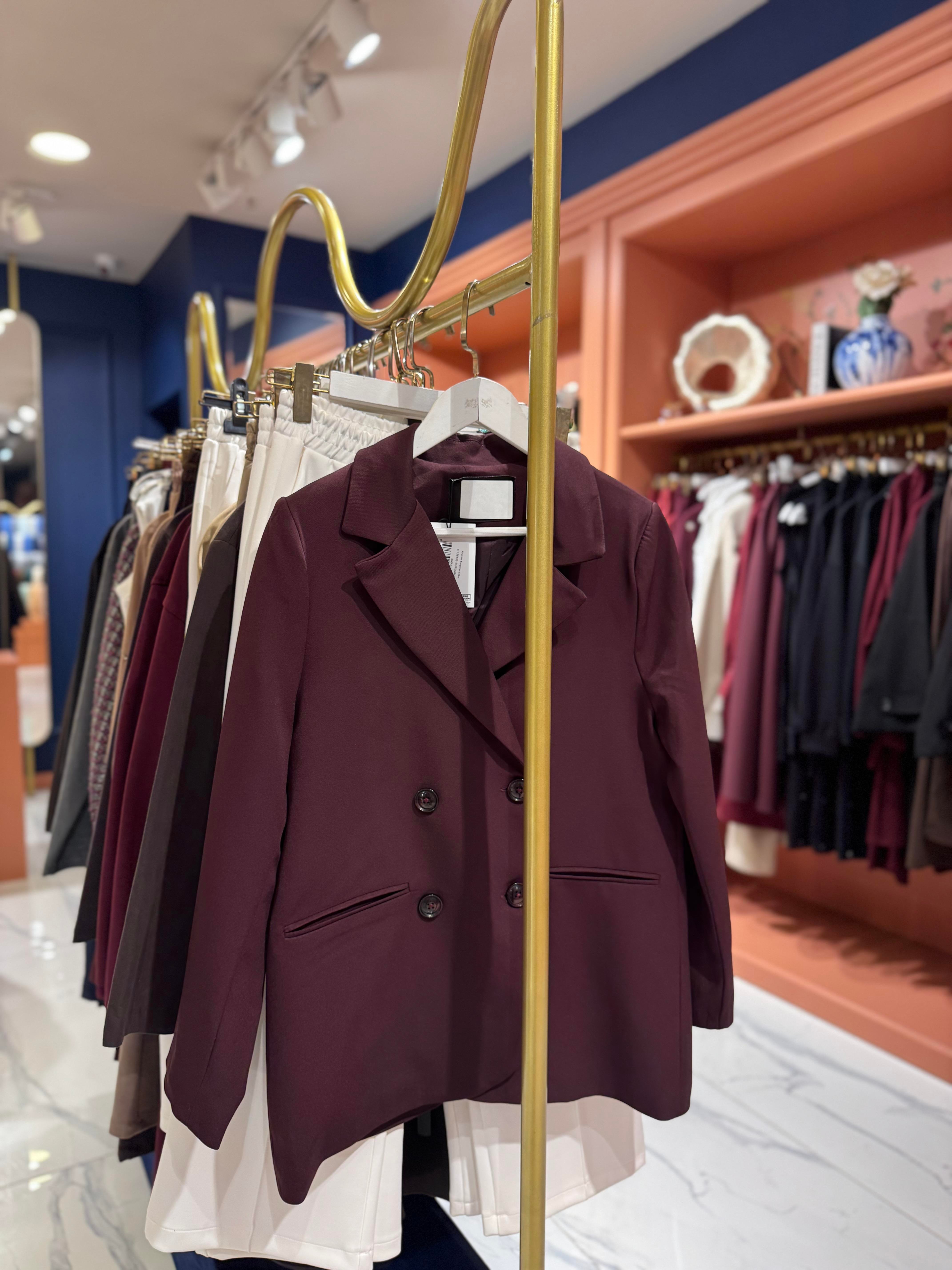 Blazer Ceket | Mürdüm