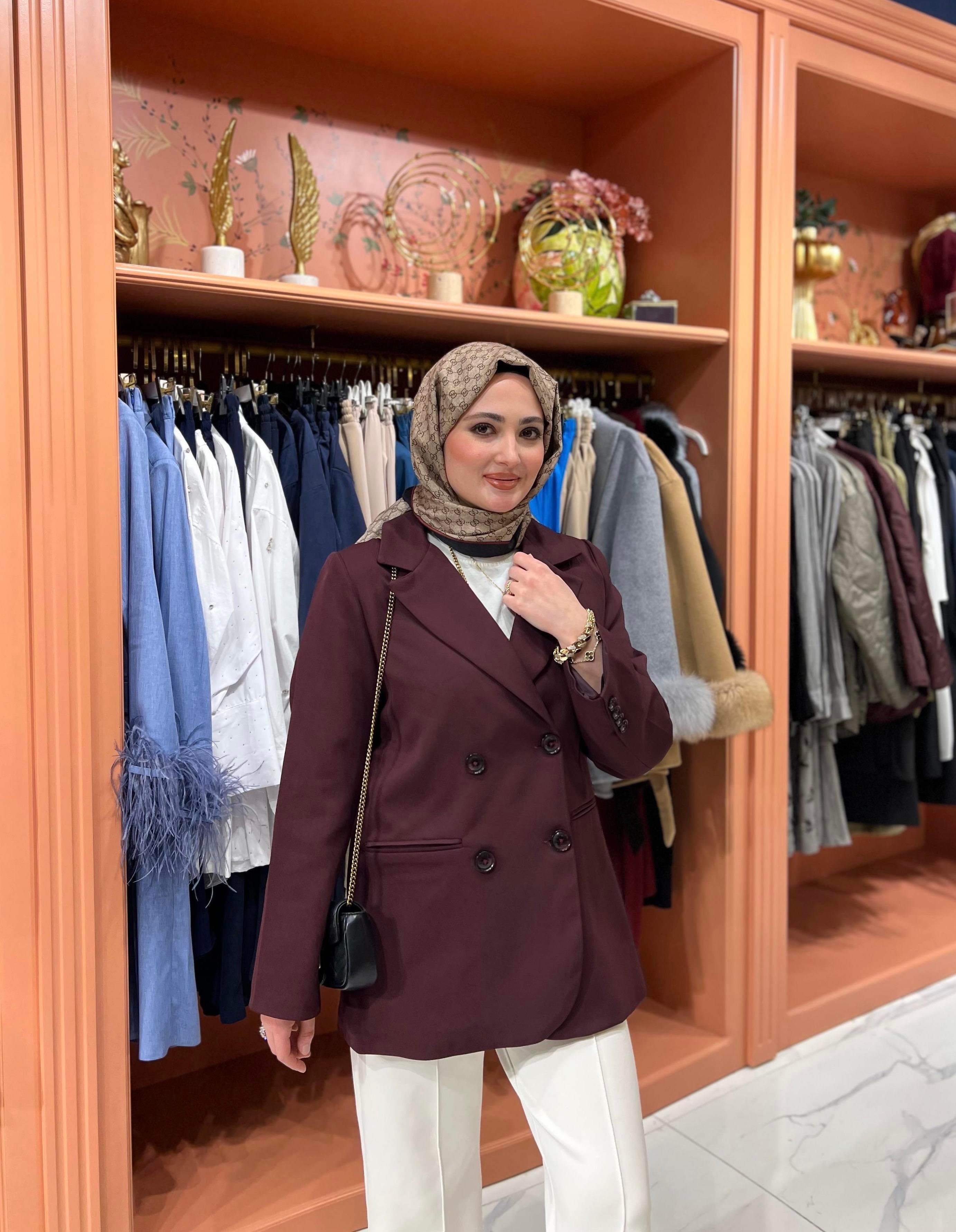 Blazer Ceket | Mürdüm