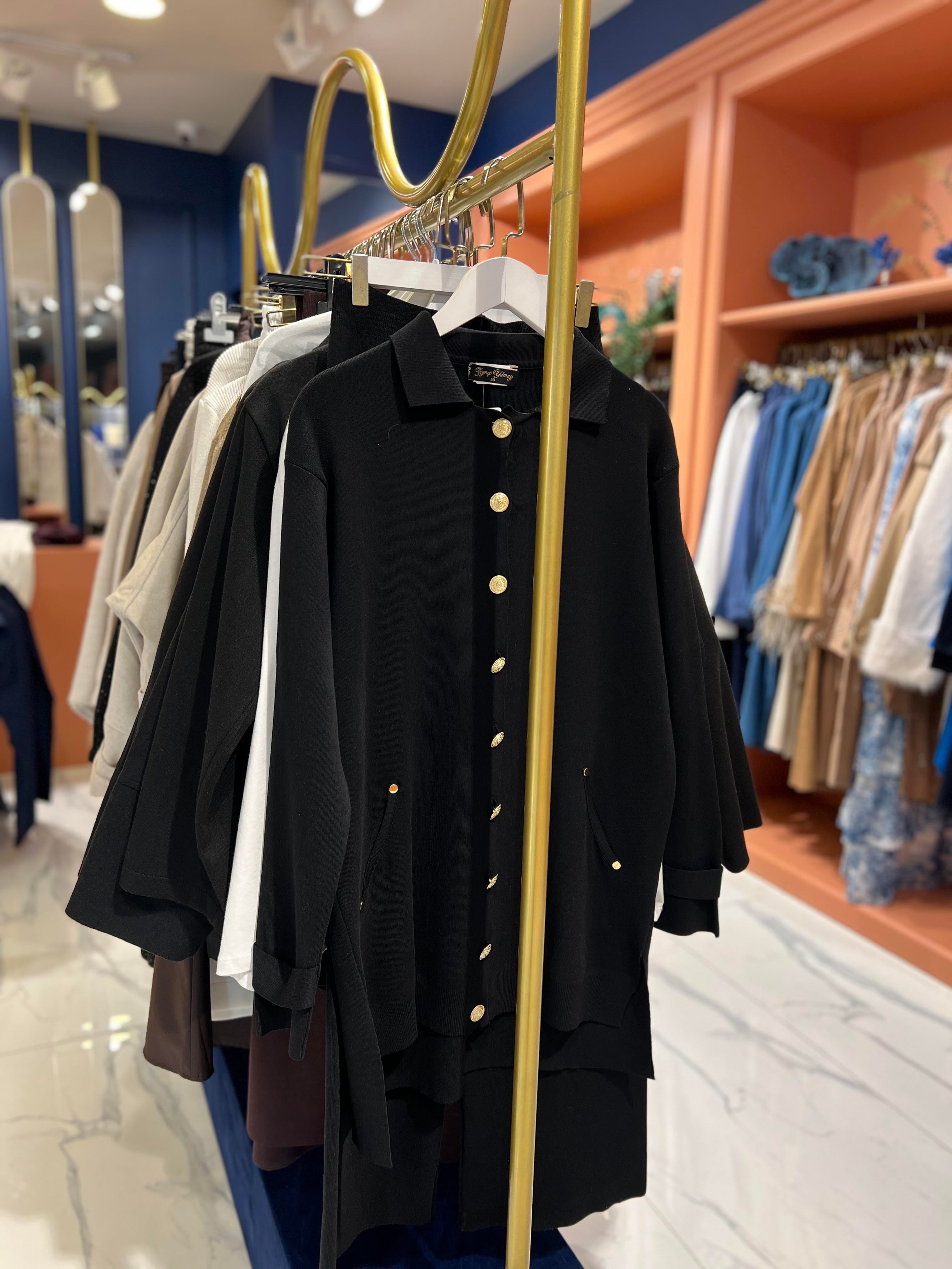 Çelik Örme İkili Takım | Siyah