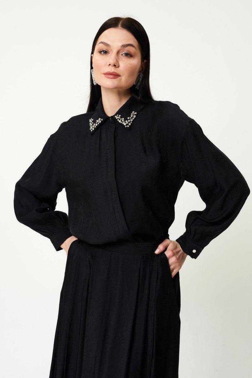 Elina Etekli Takım Siyah