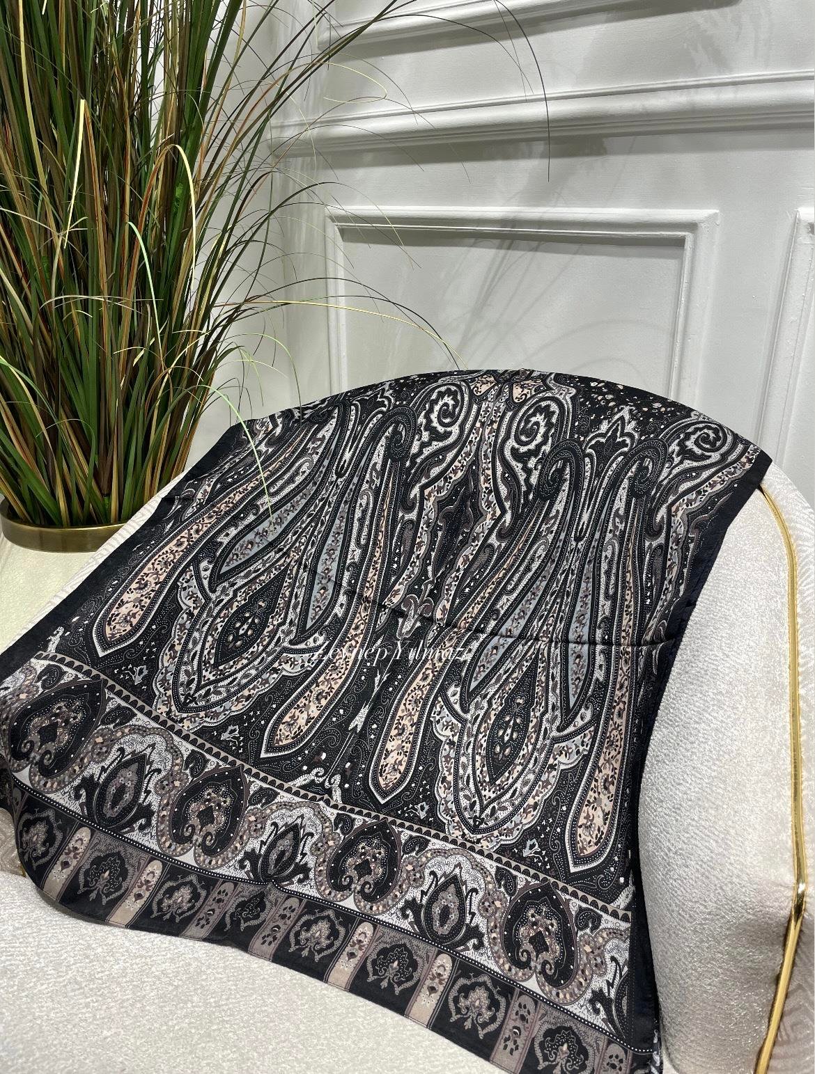 Etnik Premium Silk Şal 