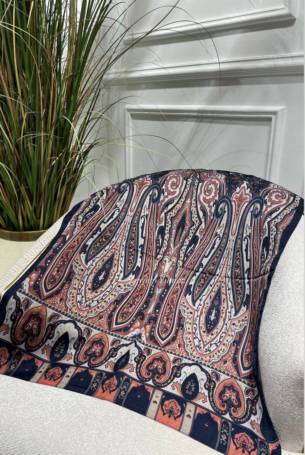 Etnik Premium Silk Şal 