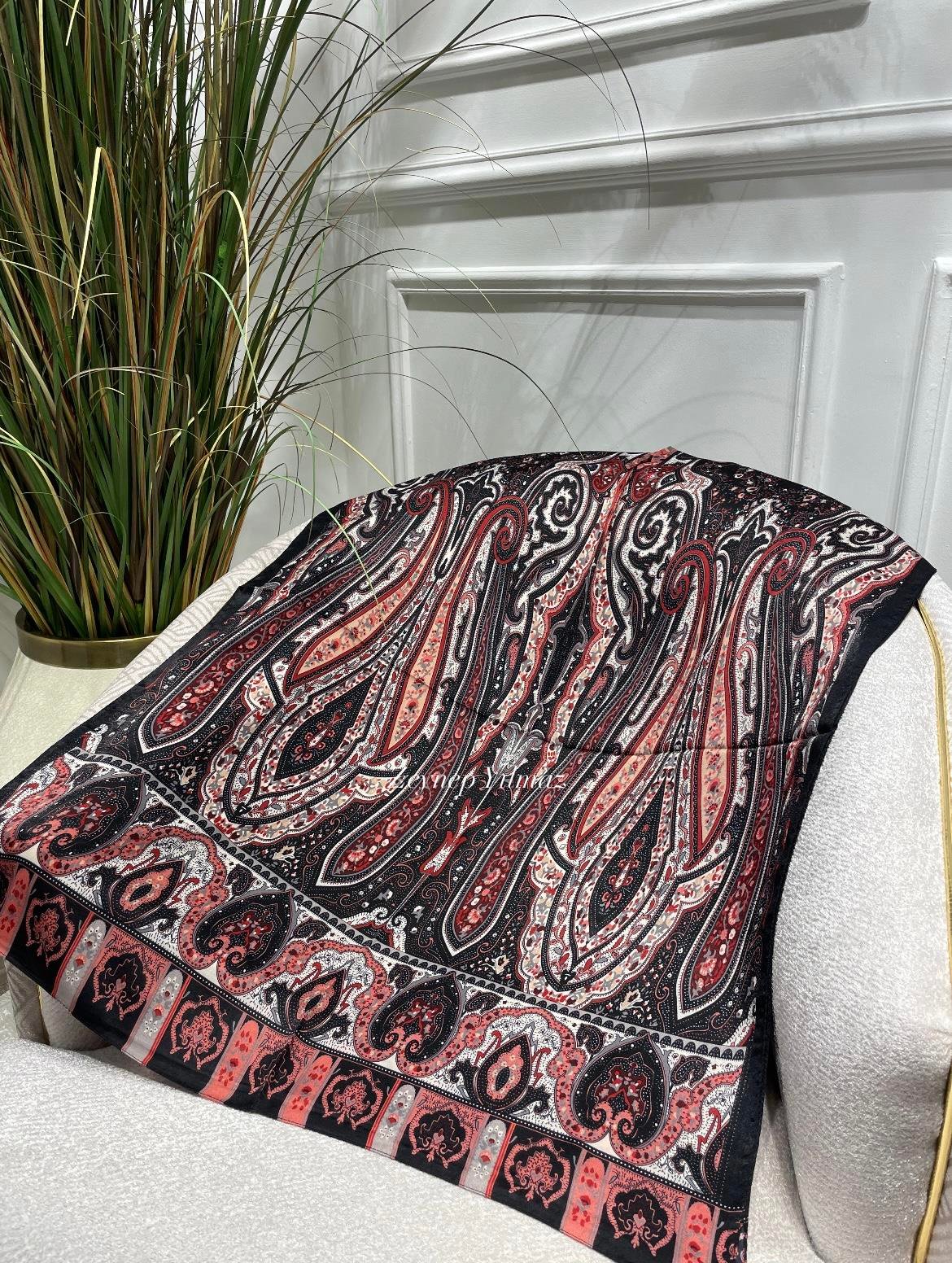 Etnik Premium Silk Şal 