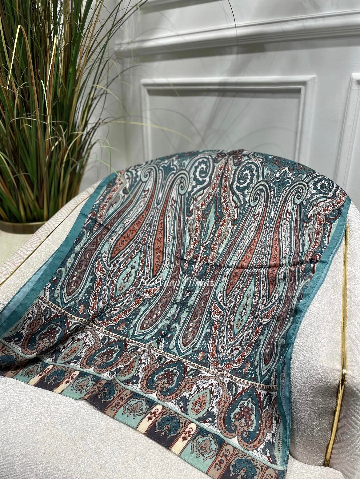 Etnik Premium Silk Şal 