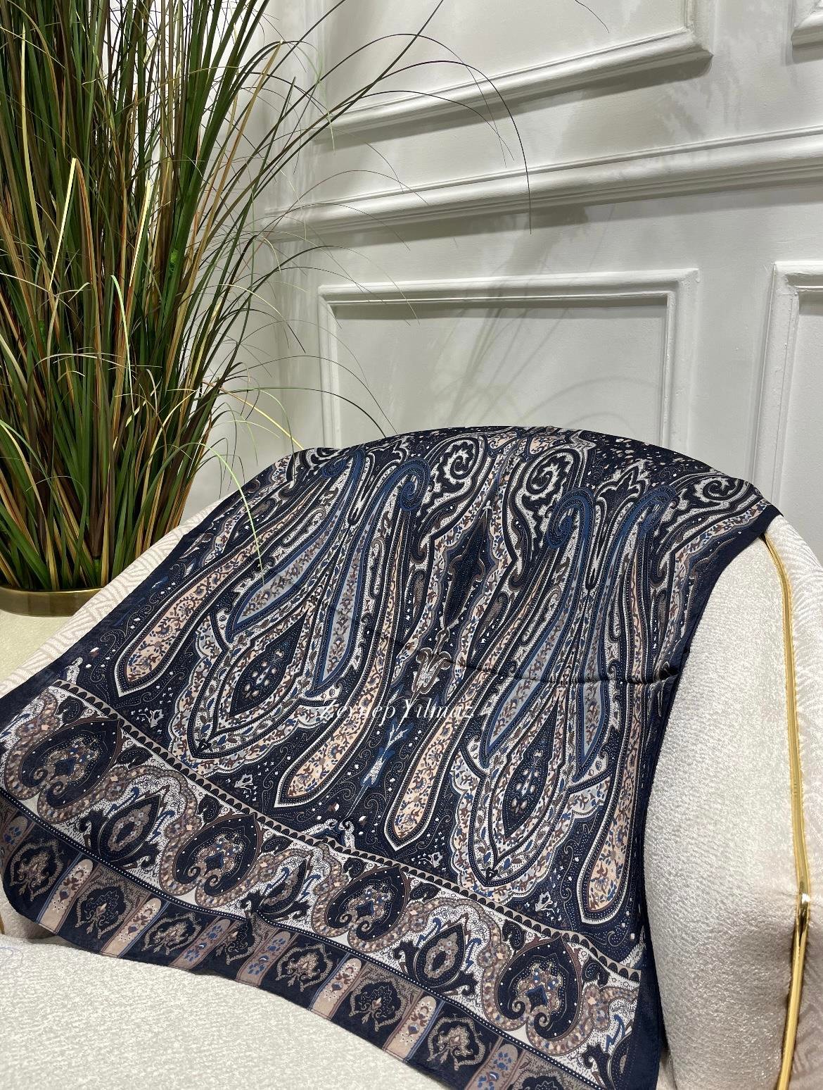 Etnik Premium Silk Şal 
