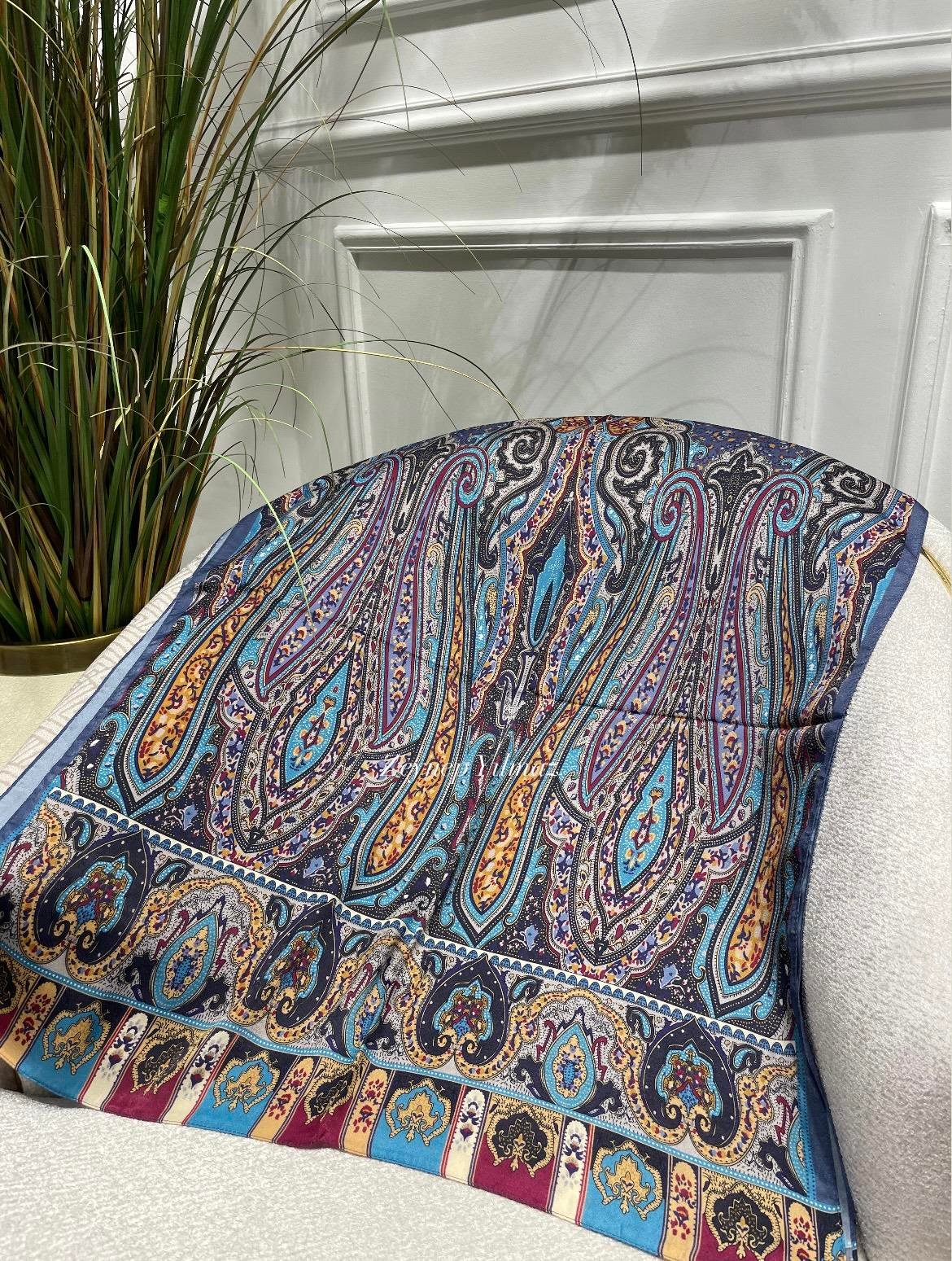 Etnik Premium Silk Şal 