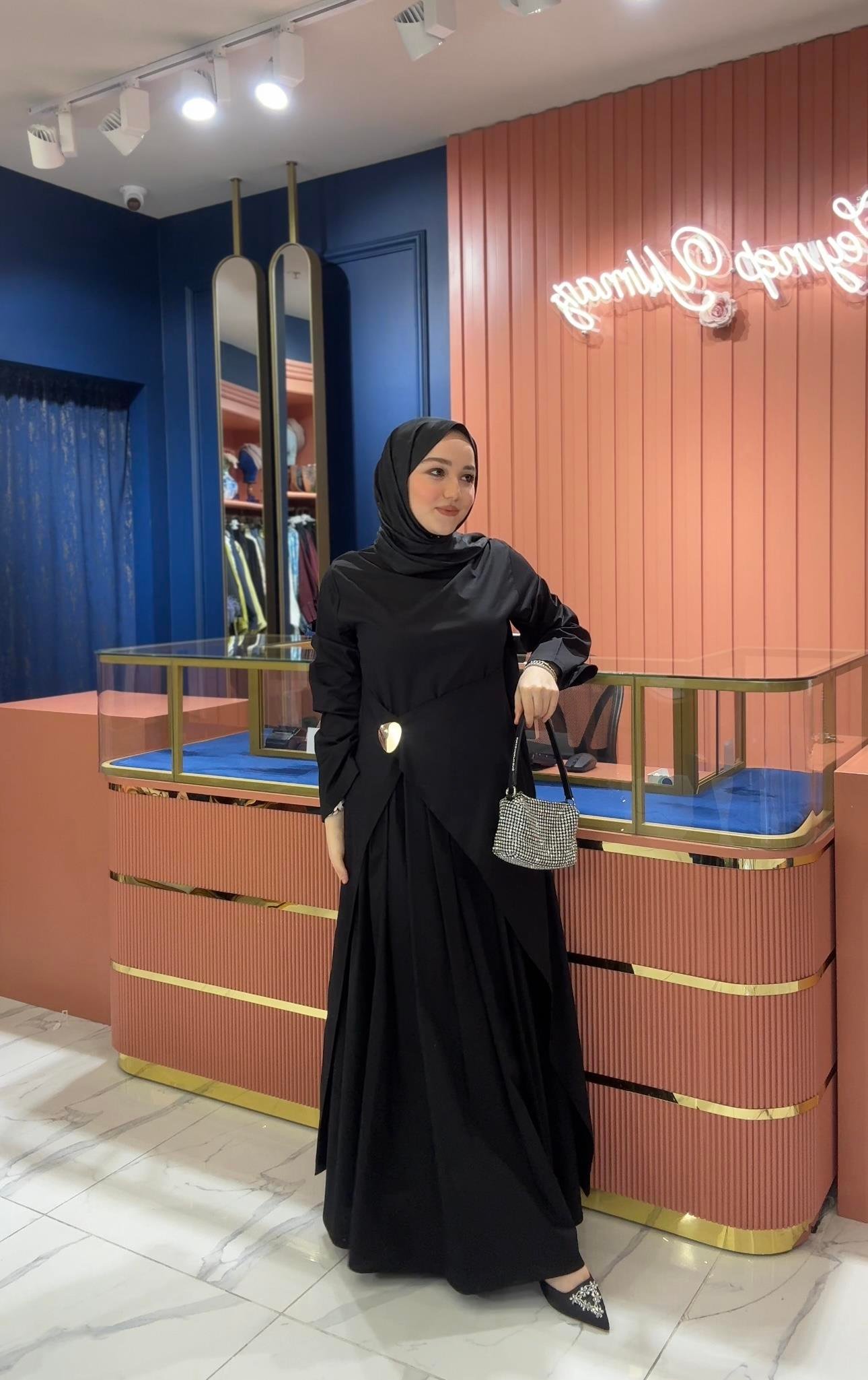 Golden Elbise | Siyah