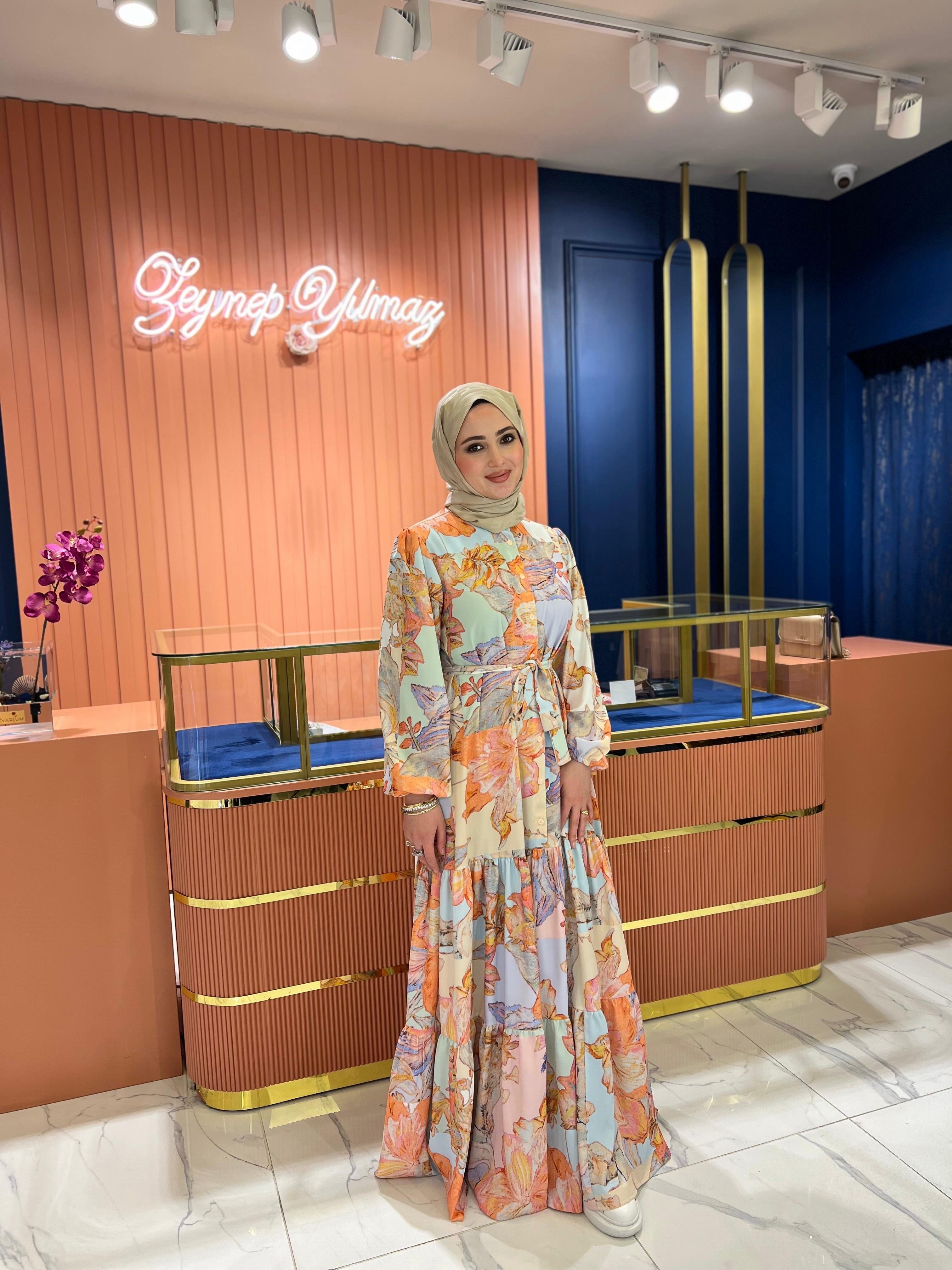 İpek Krep Astoria Elbise