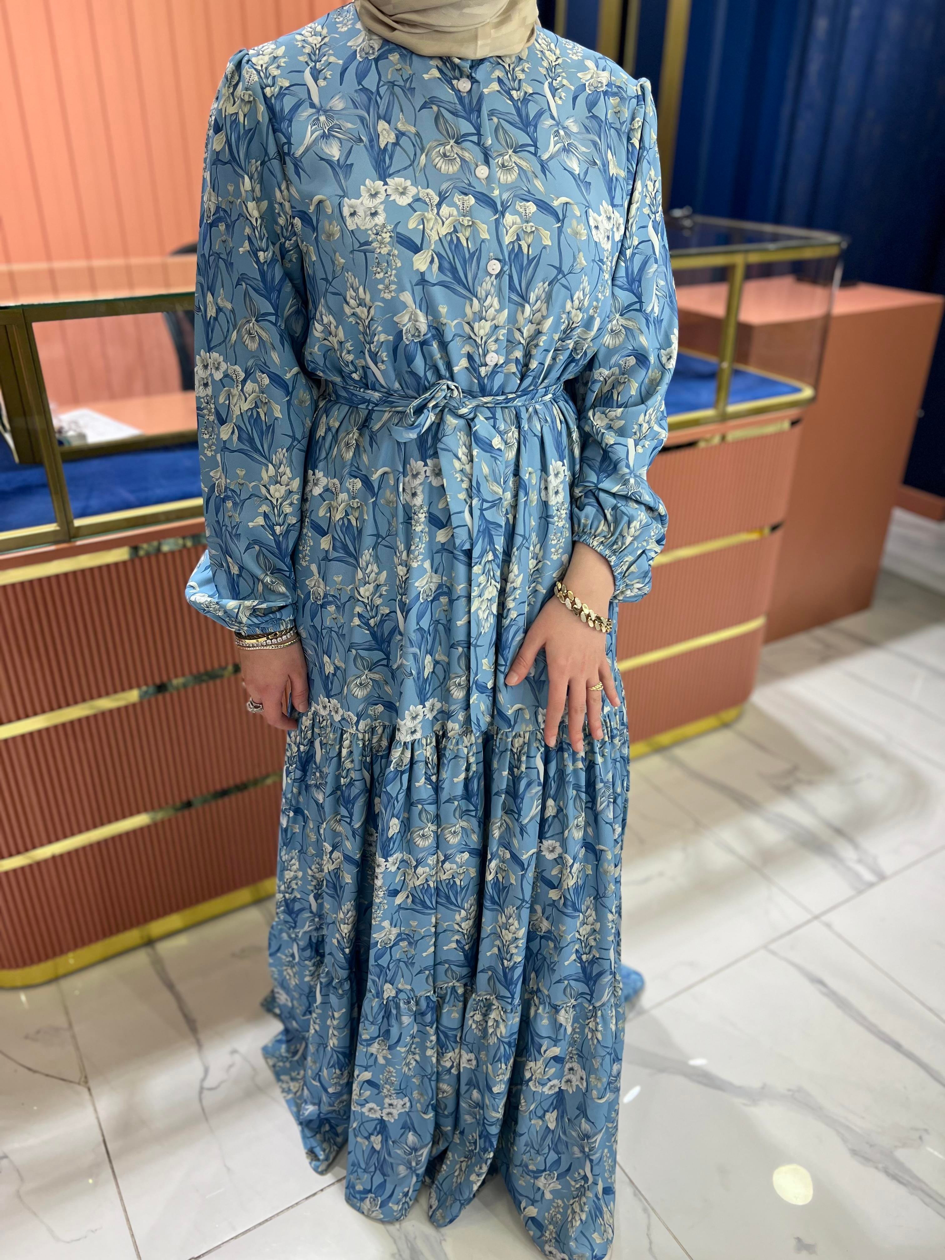 İpek Krep Coste Elbise 