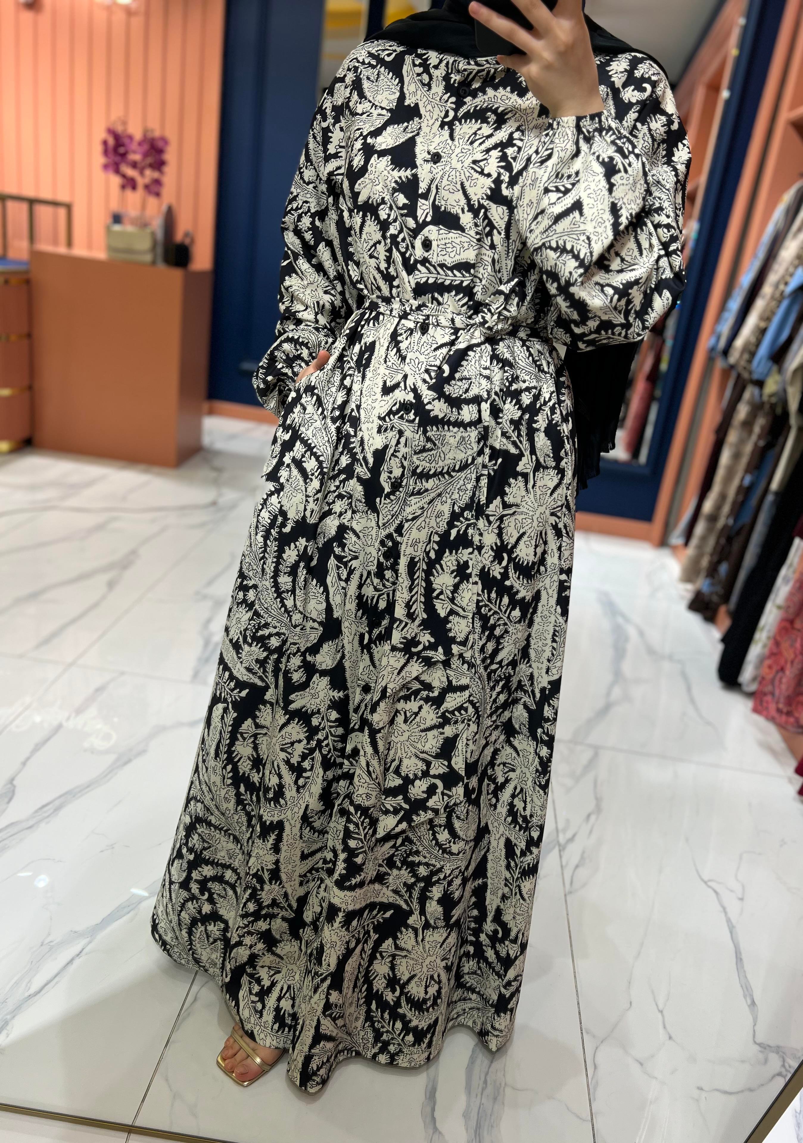 İpek Krep Leydi Elbise