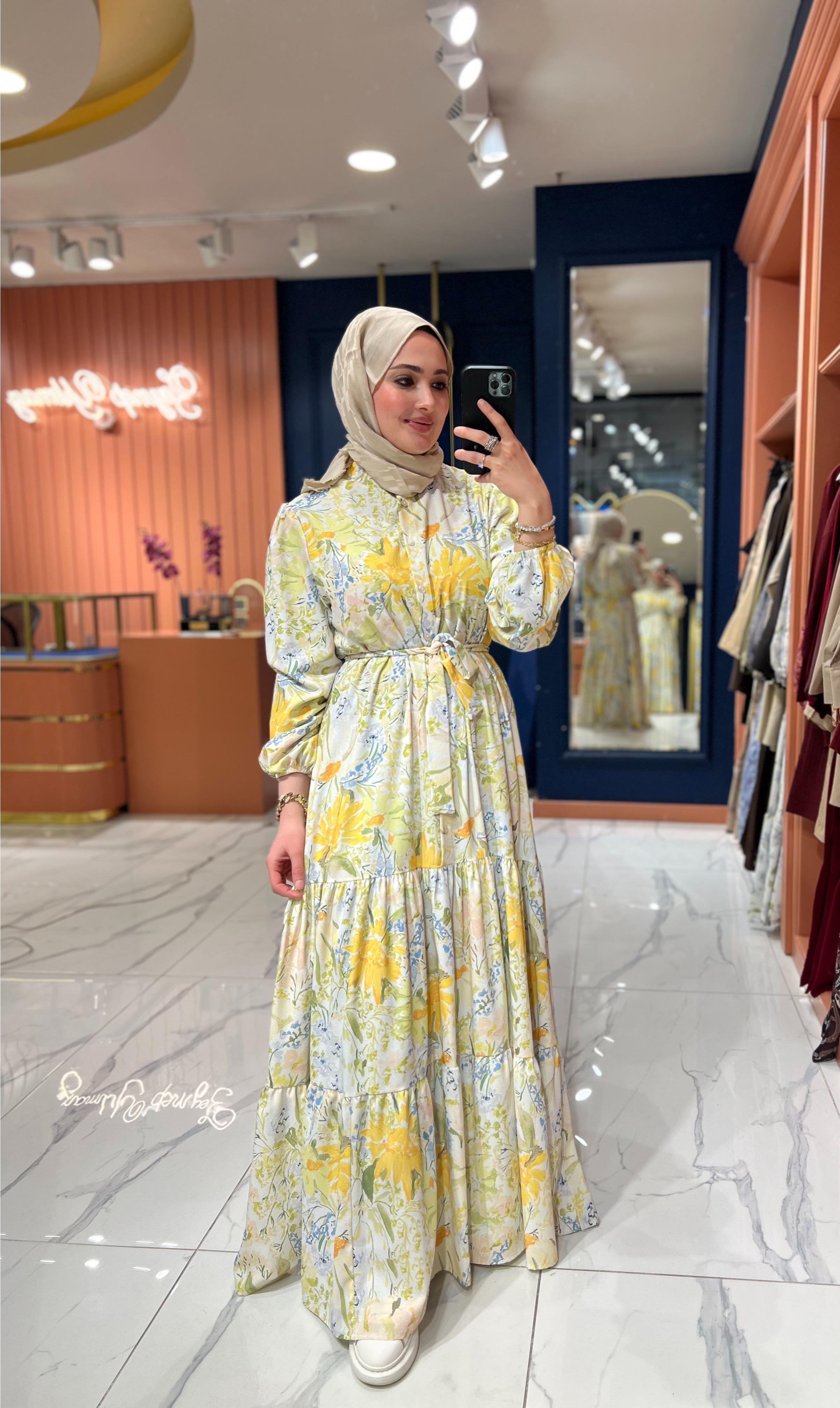 İpek Krep Line Elbise