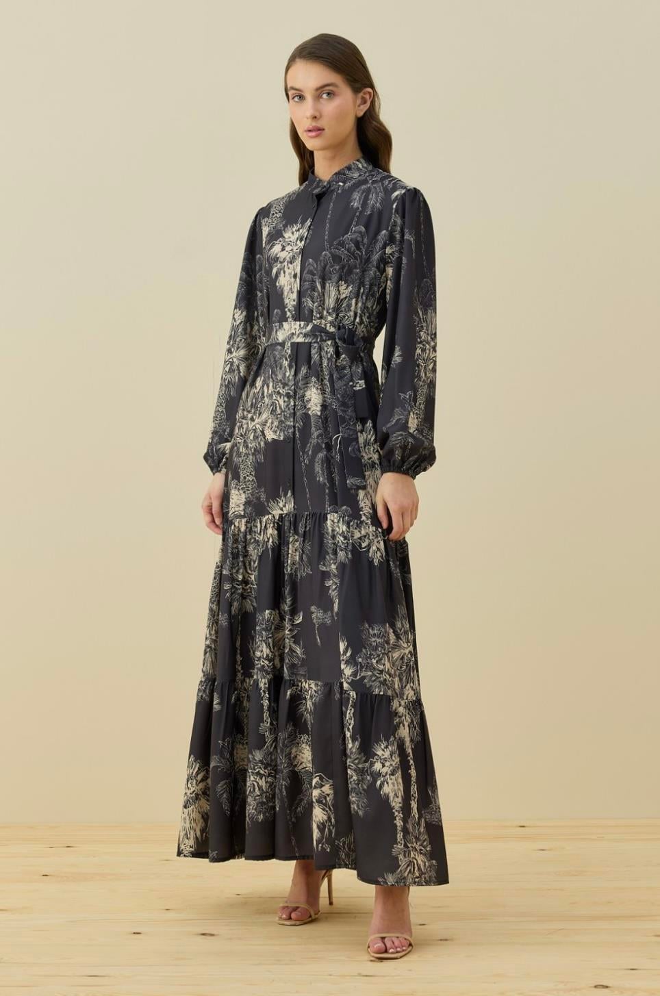 İpek Krep Perla Elbise 