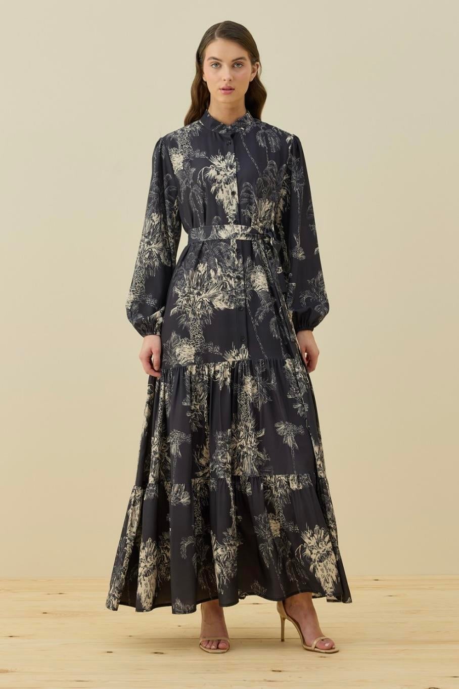 İpek Krep Perla Elbise 