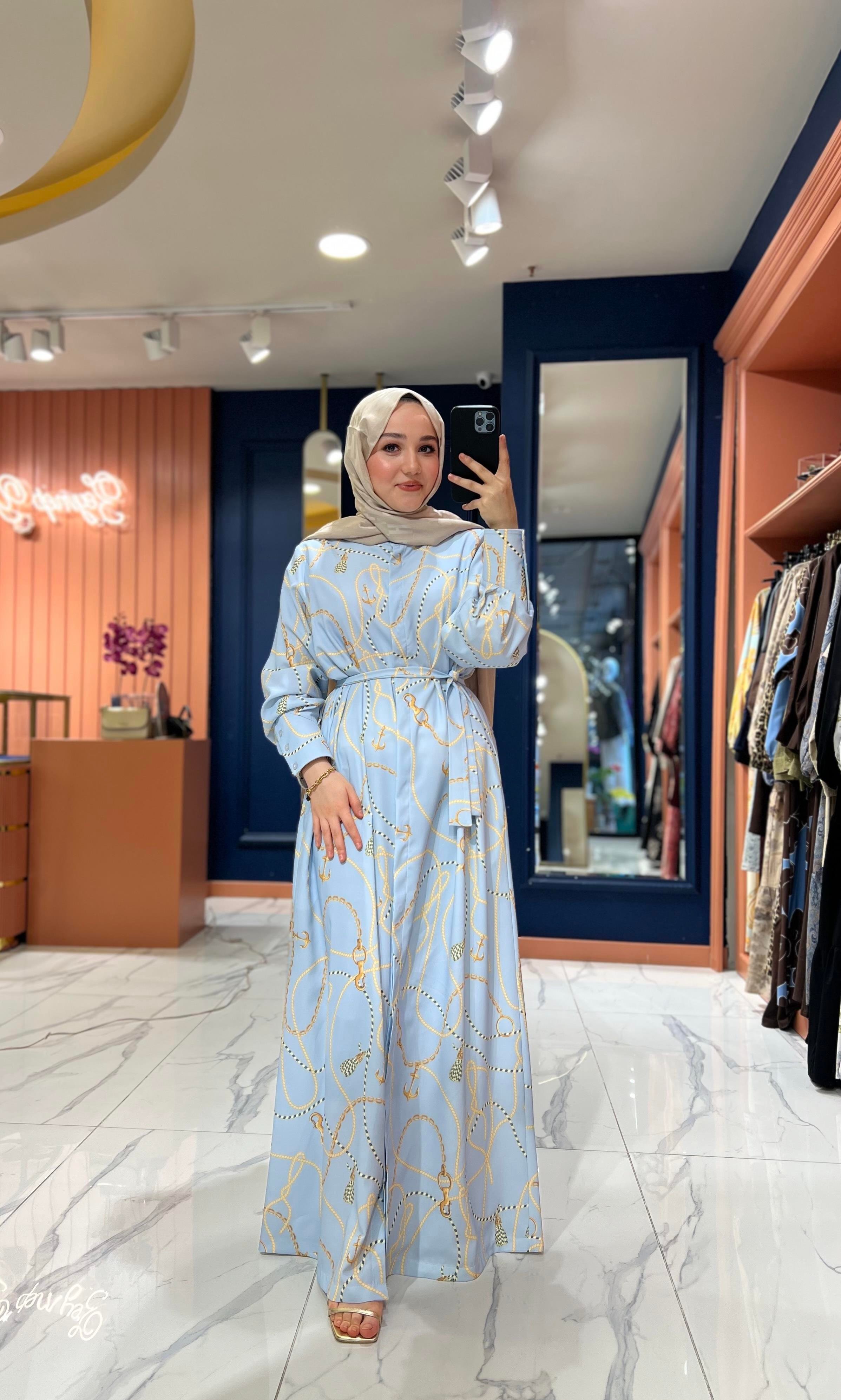 İpek Krep Sofia Elbise 