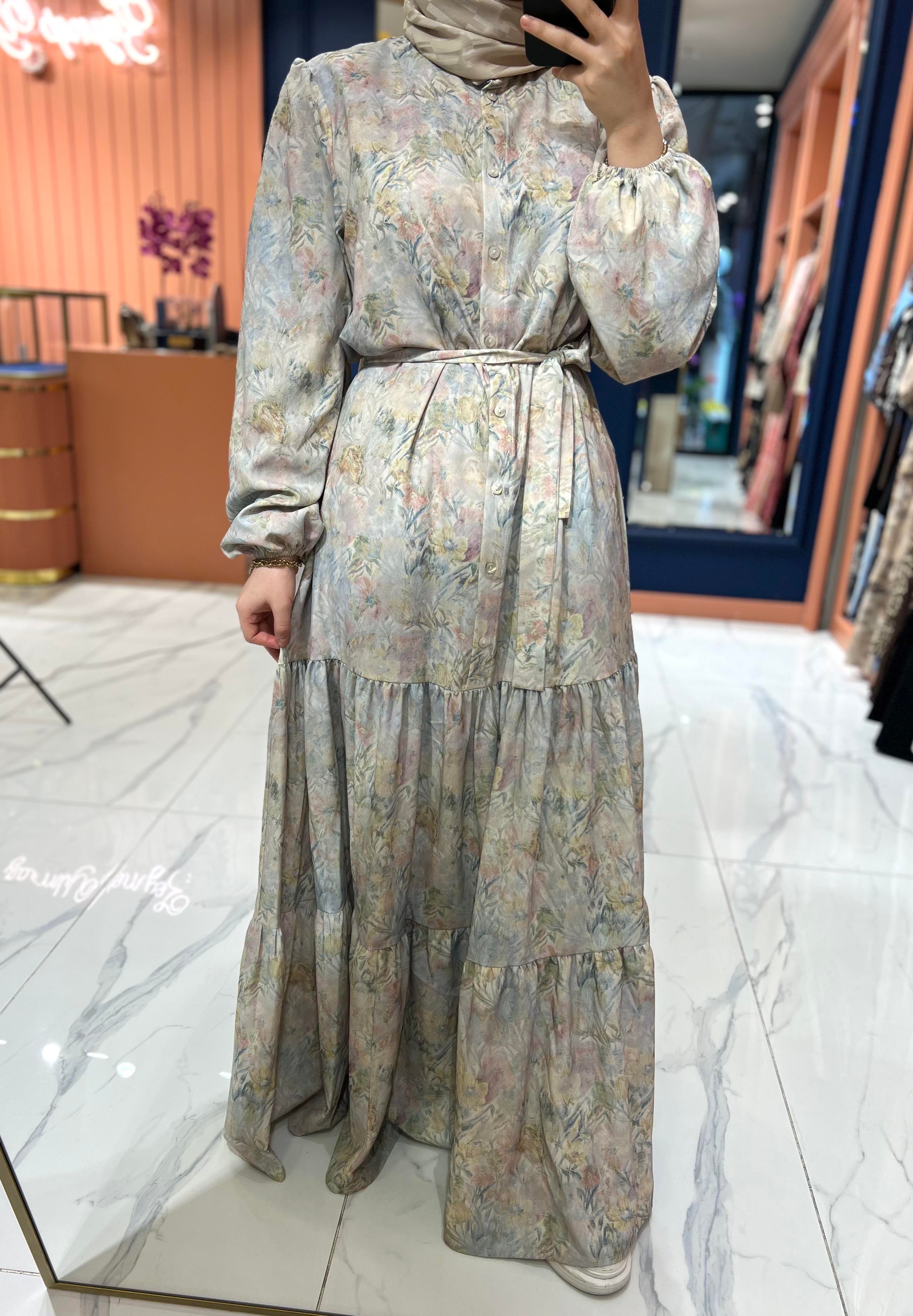 İpek Krep Sole Elbise