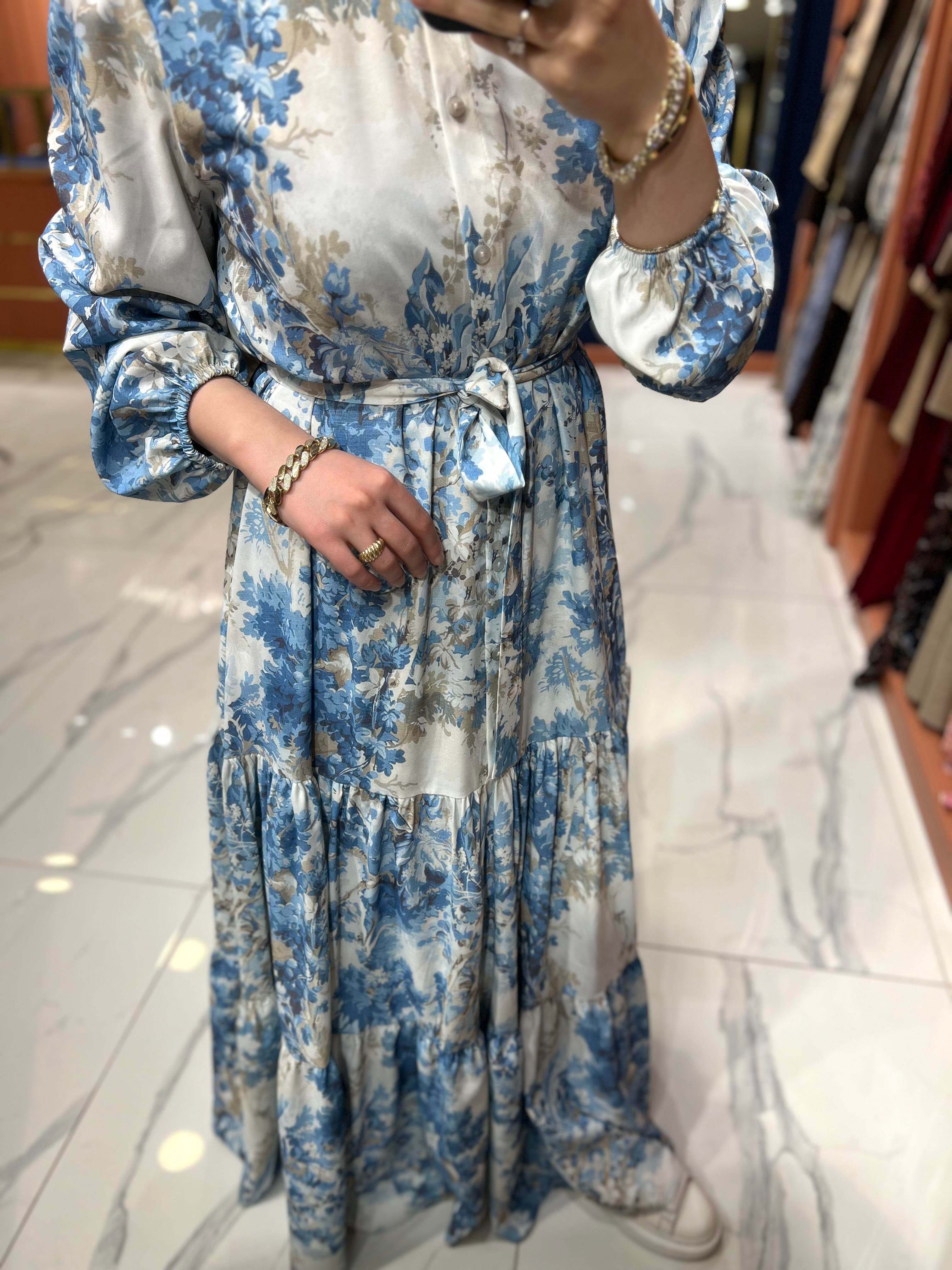 İpek Krep Summer Elbise