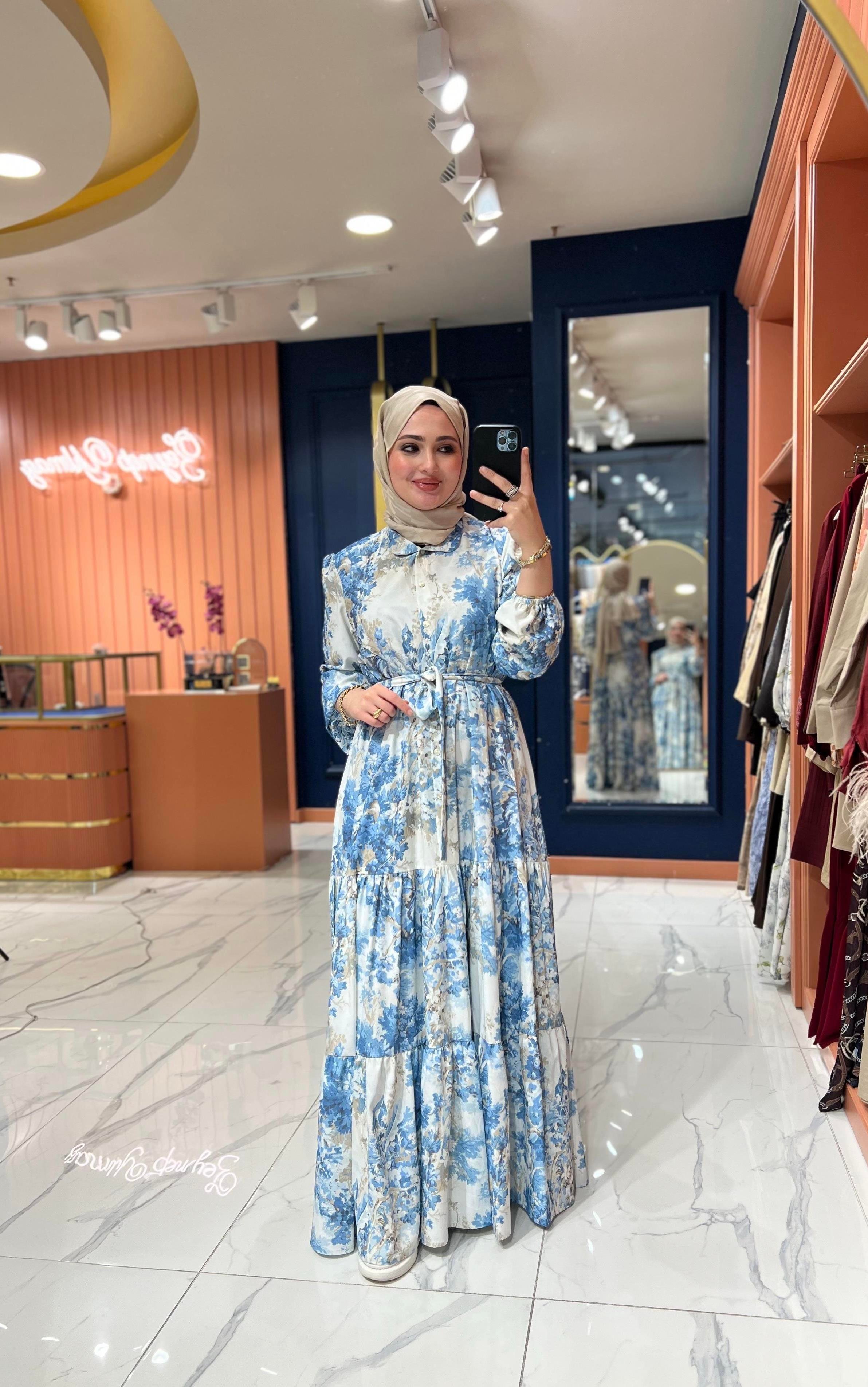 İpek Krep Summer Elbise