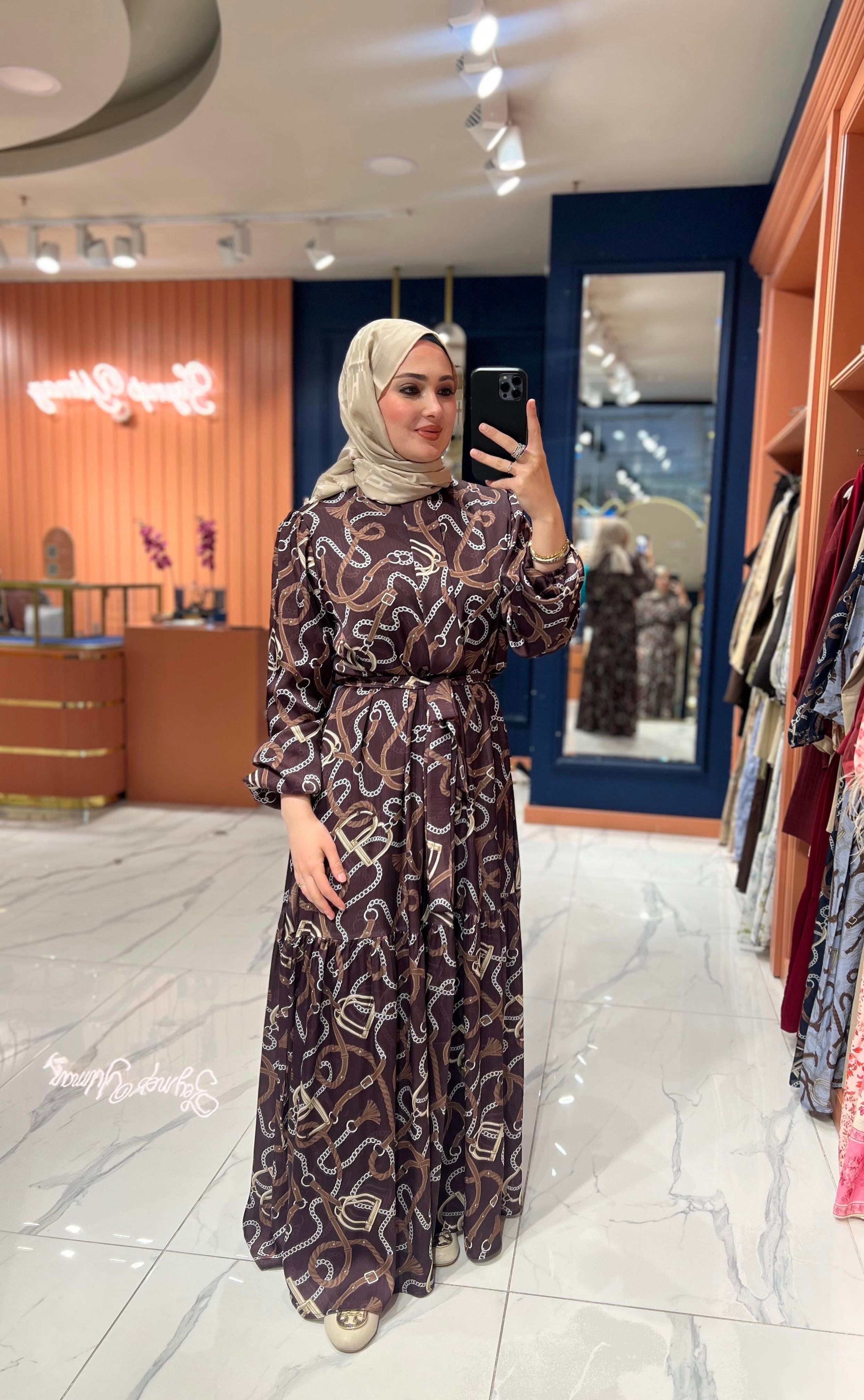 İpek Şifon Dubai Elbise