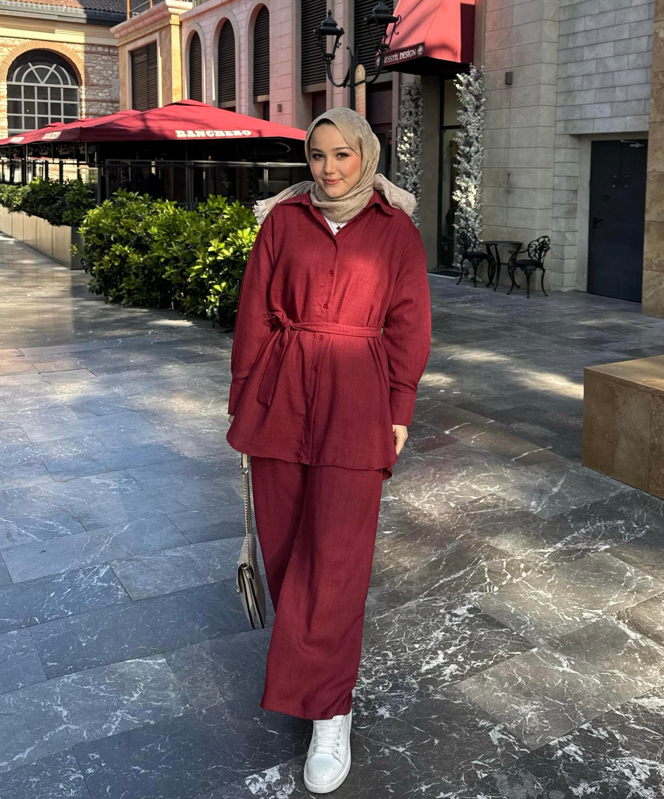 Keten Takım Bordo