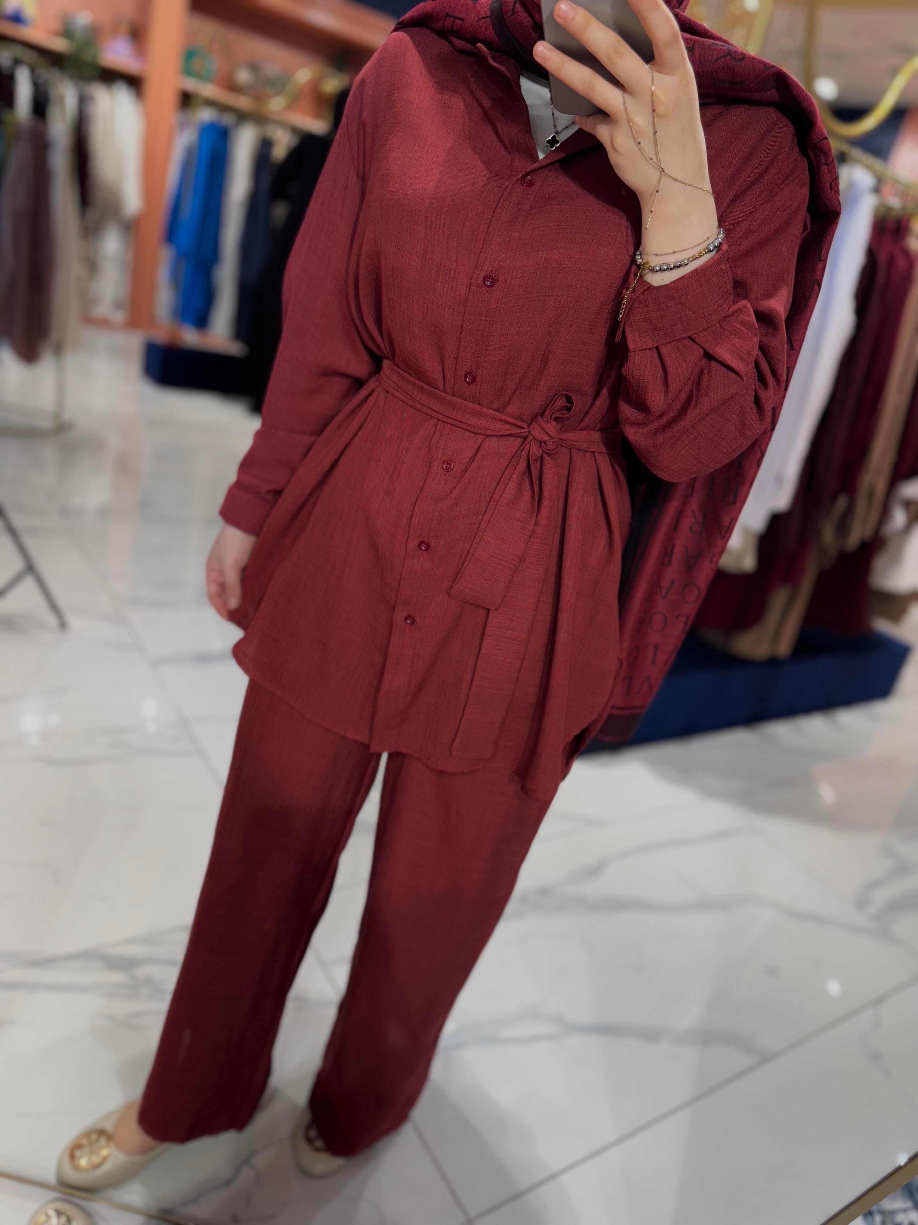 Keten Takım Bordo