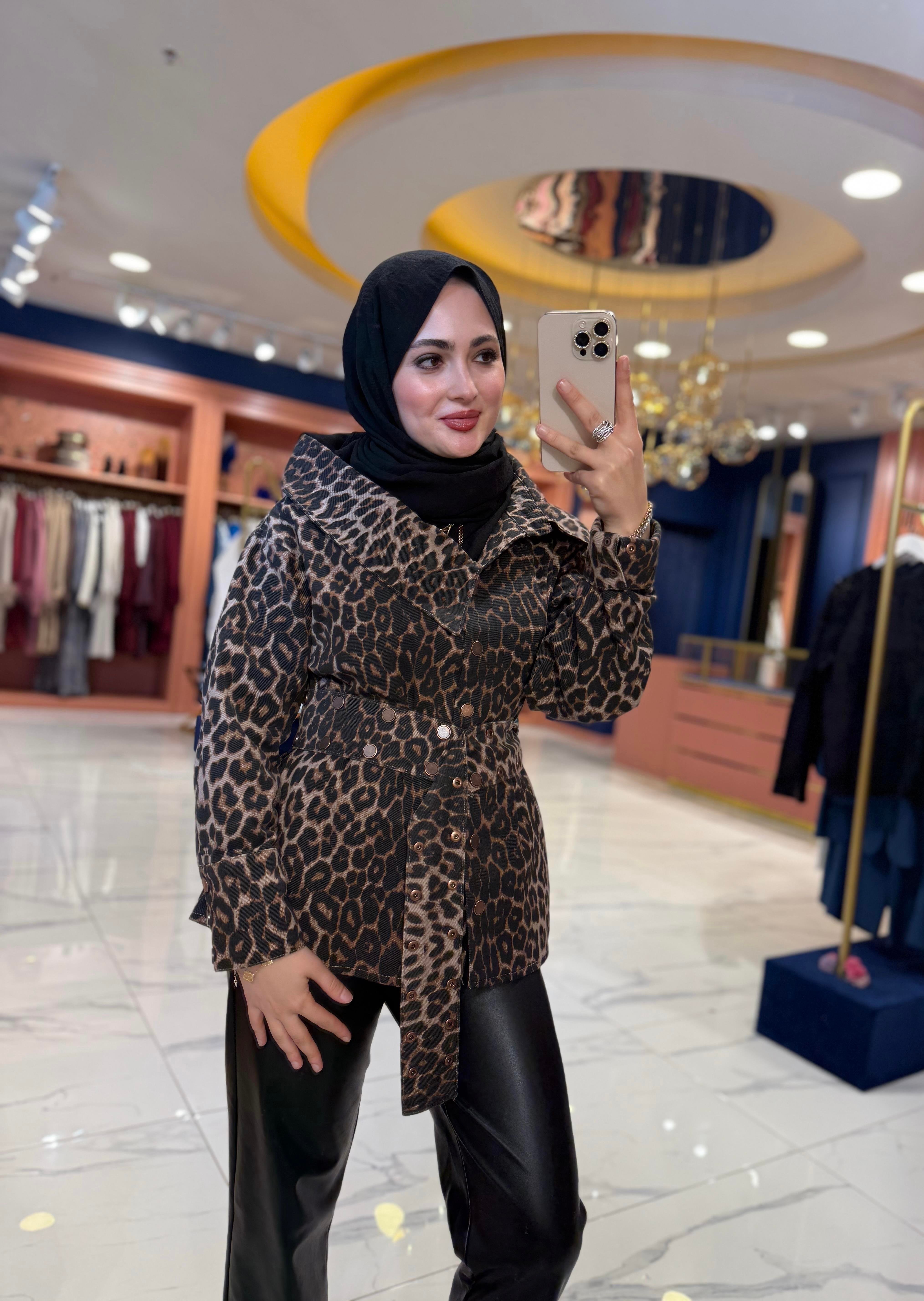 Leopar | Kot Kısa Ceket 