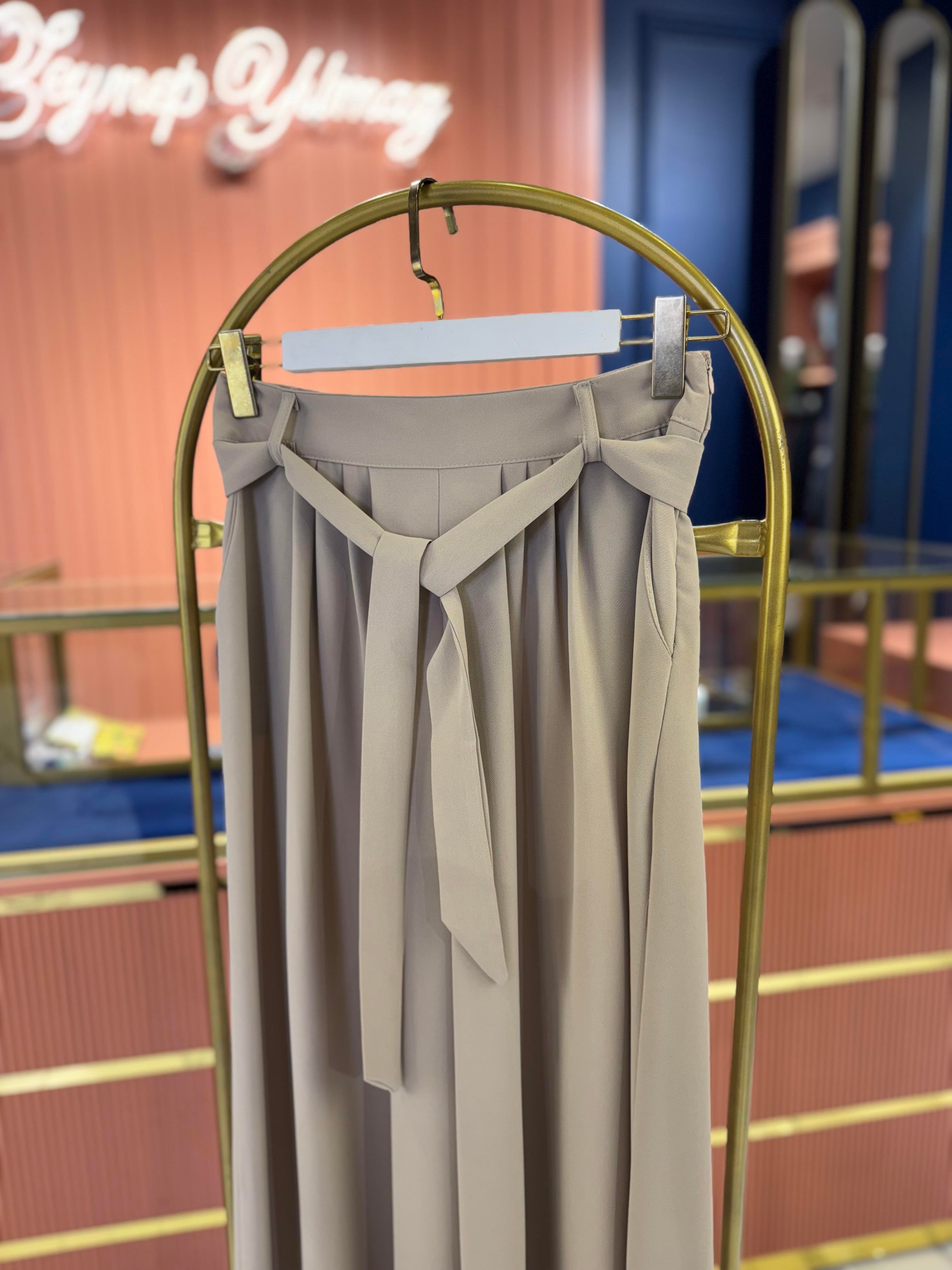 Premium  Krep Palazzo | Bej