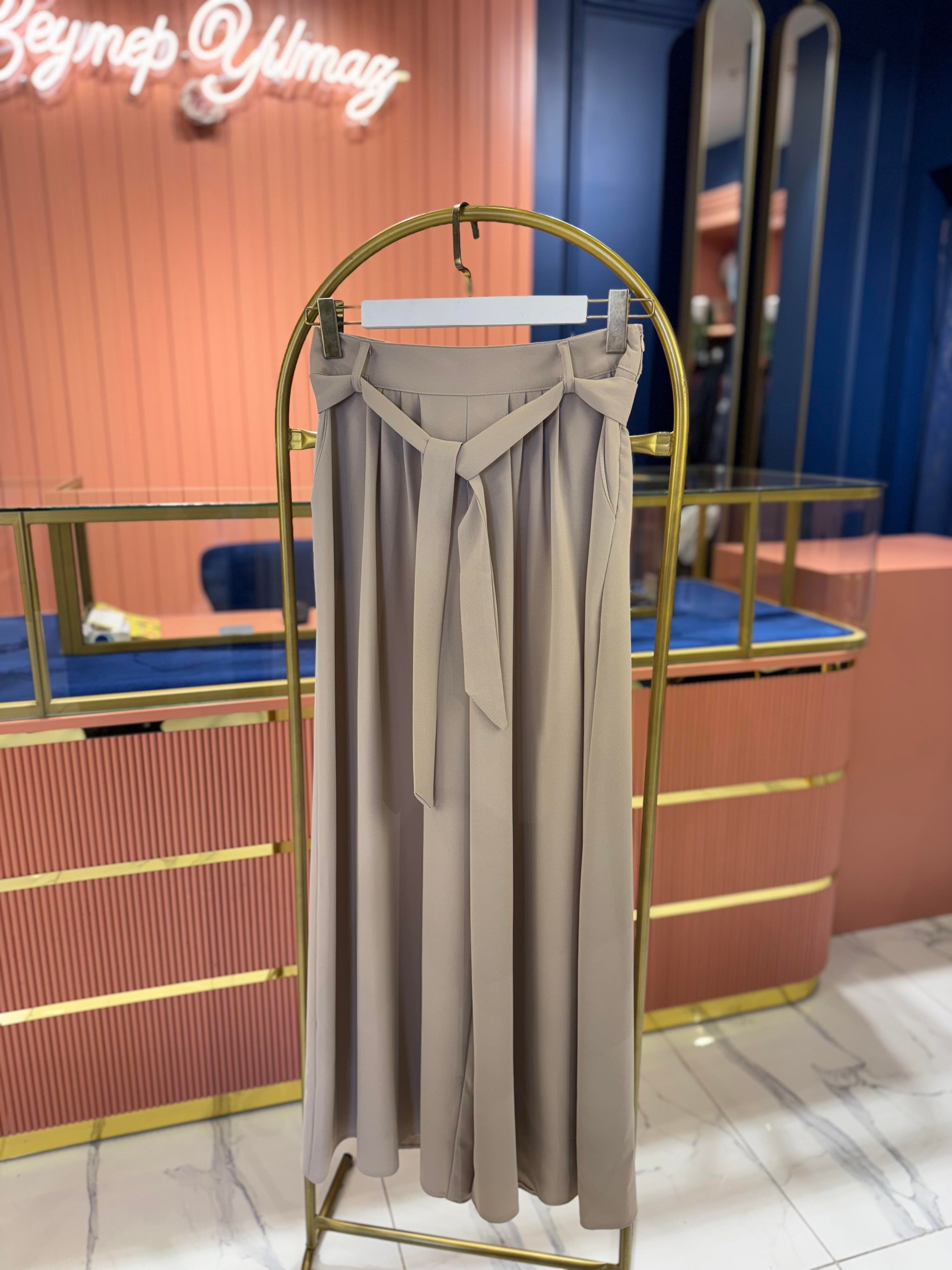 Premium  Krep Palazzo | Bej