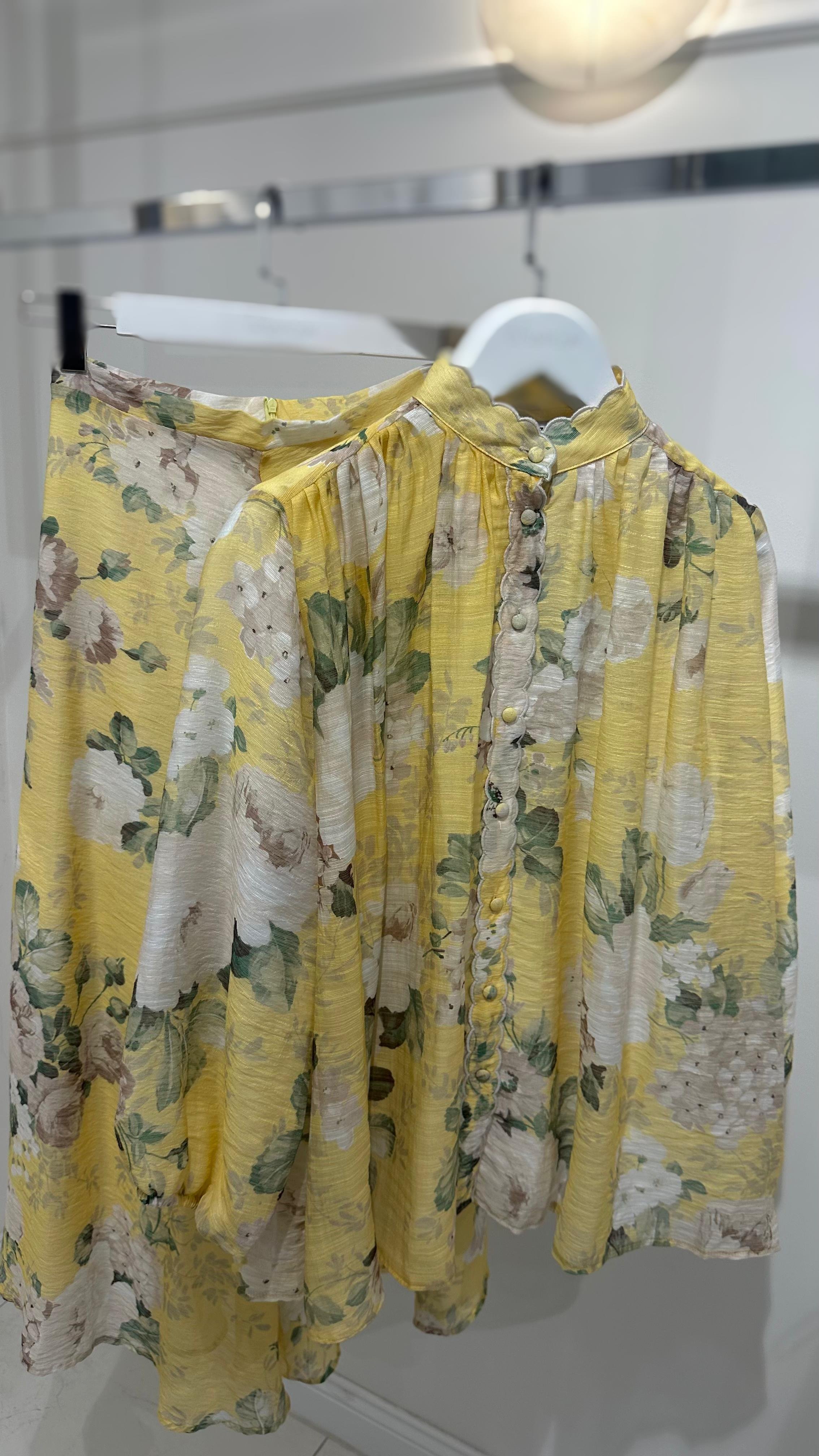 Raisa Etekli Takım Butter Yellow