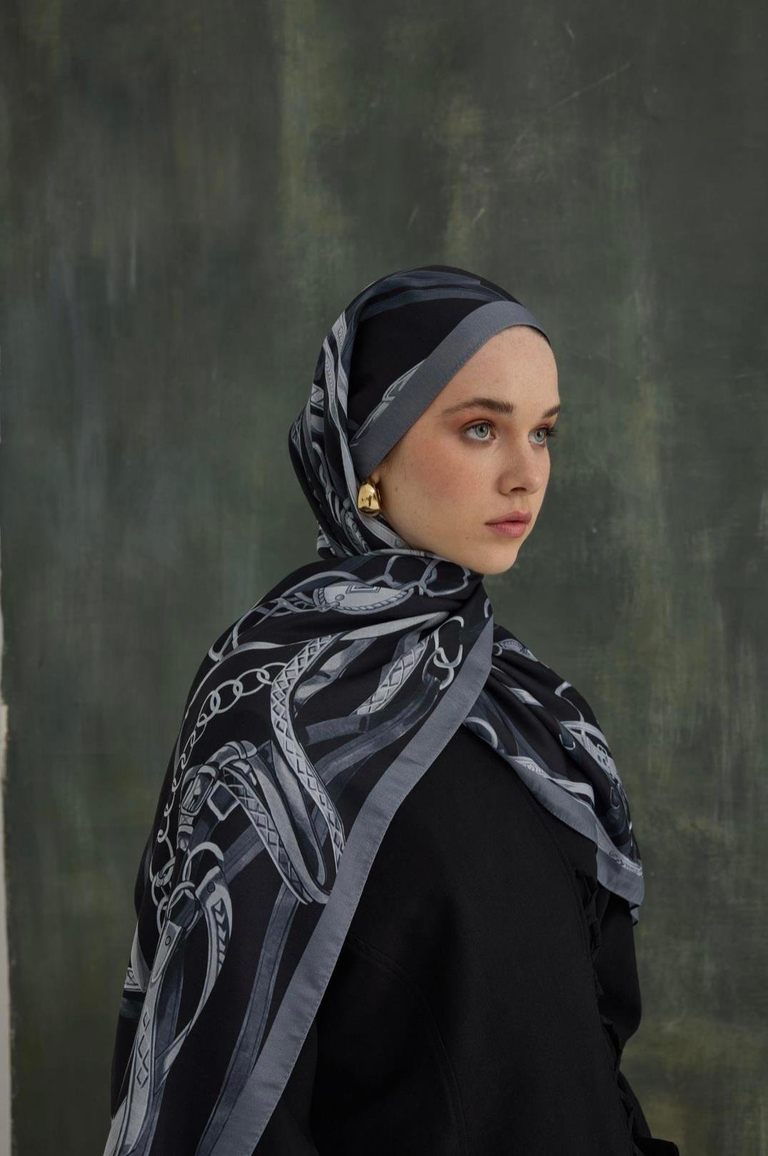 Ria Kemerli Siyah Şal