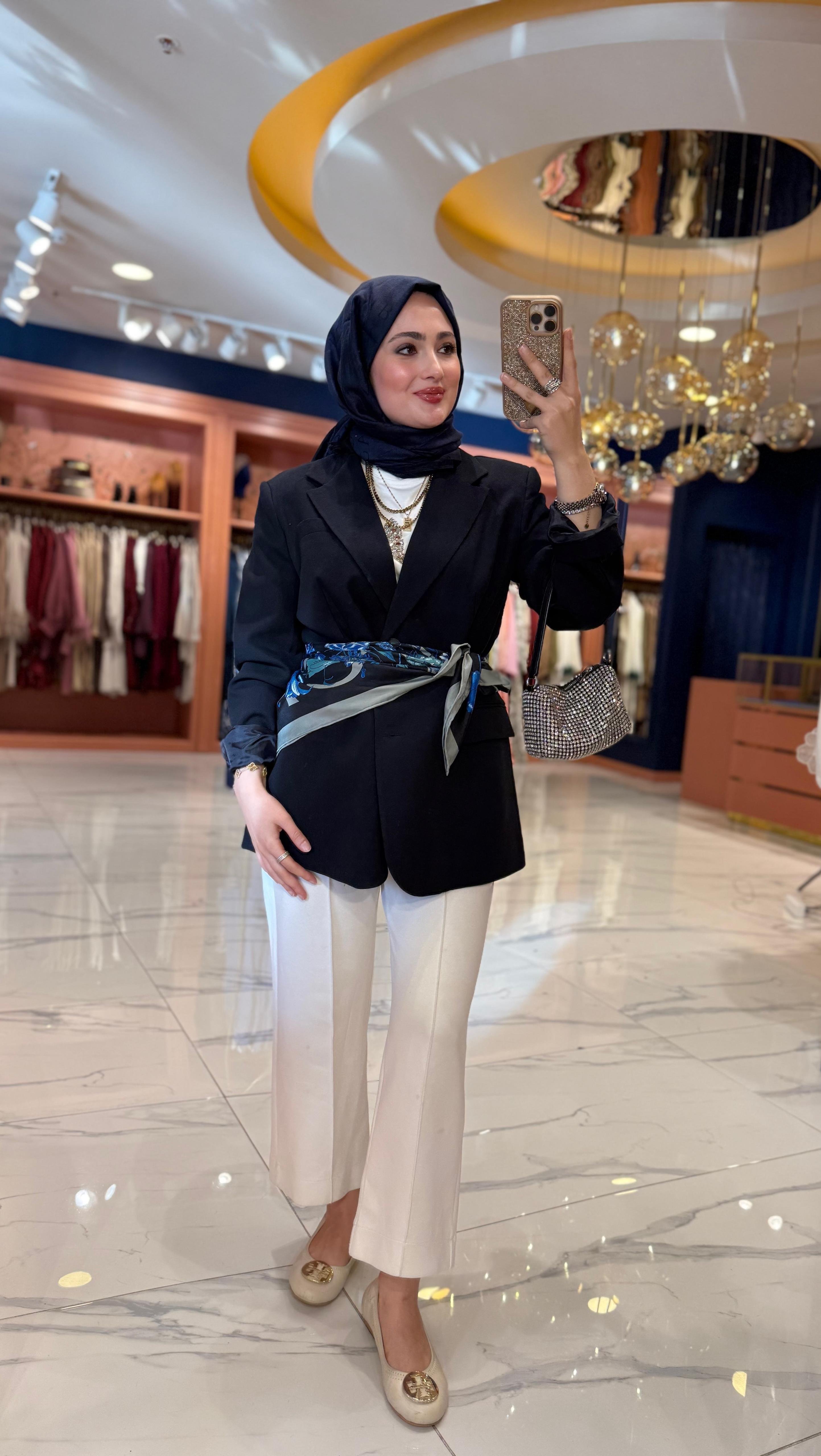 Scuba Pantolon | Beyaz