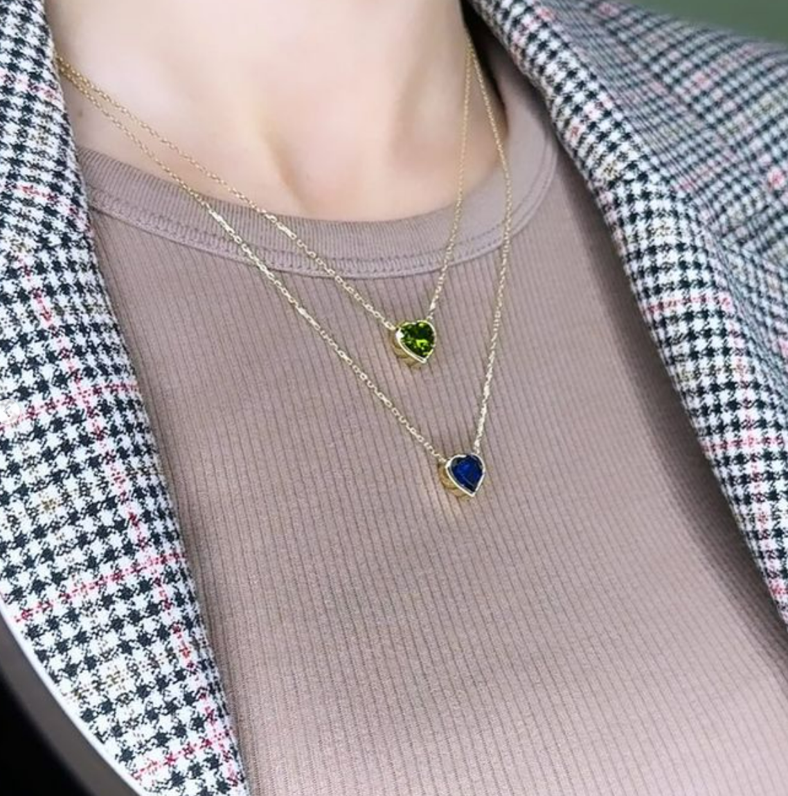 14K Kalp Kolye