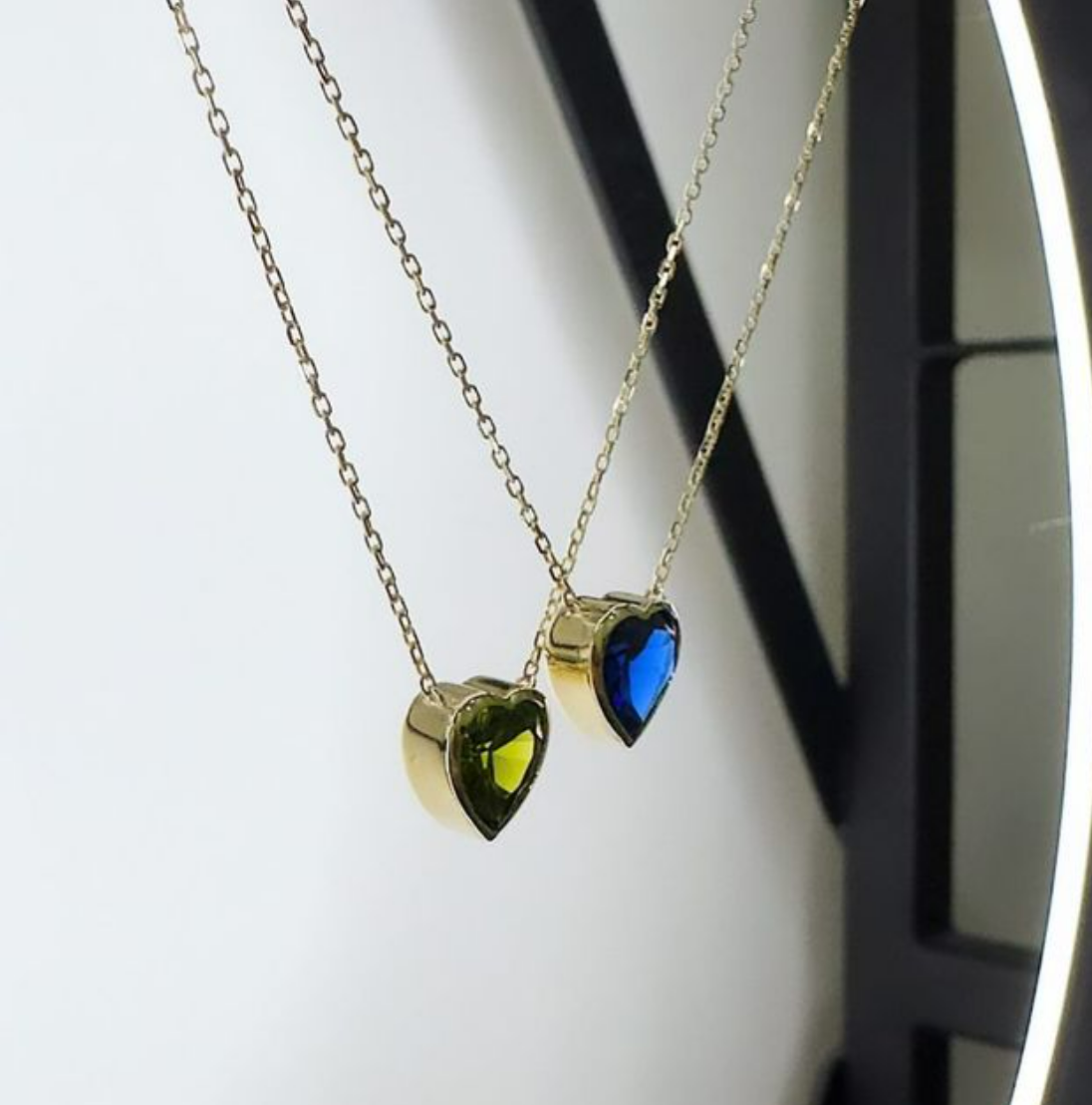 14K Kalp Kolye