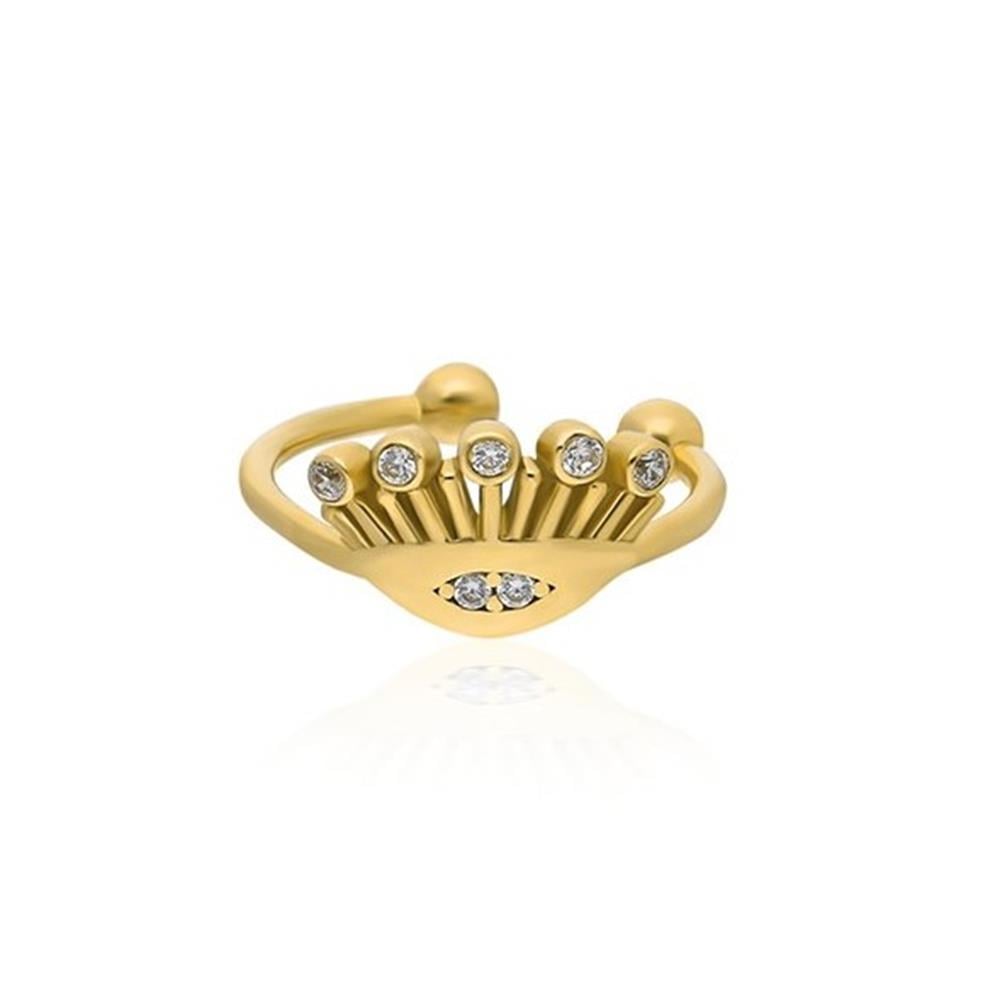 Evil Eye Ear Cuff