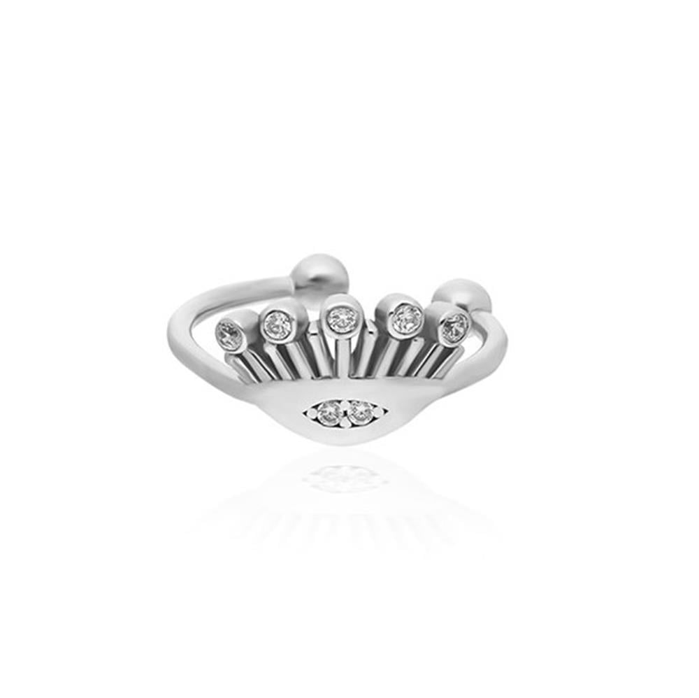 Evil Eye Ear Cuff