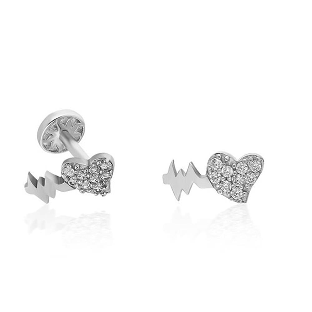 Kalp Atışı Piercing