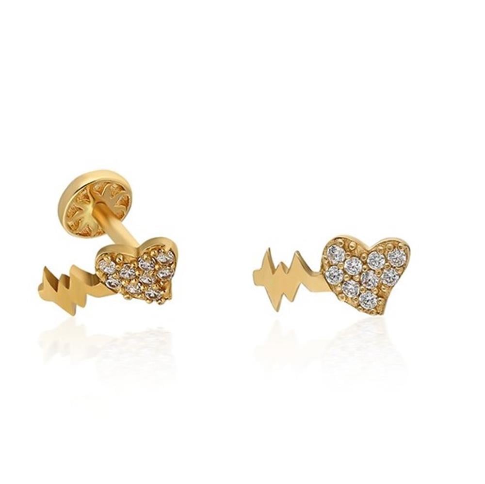 Kalp Atışı Piercing