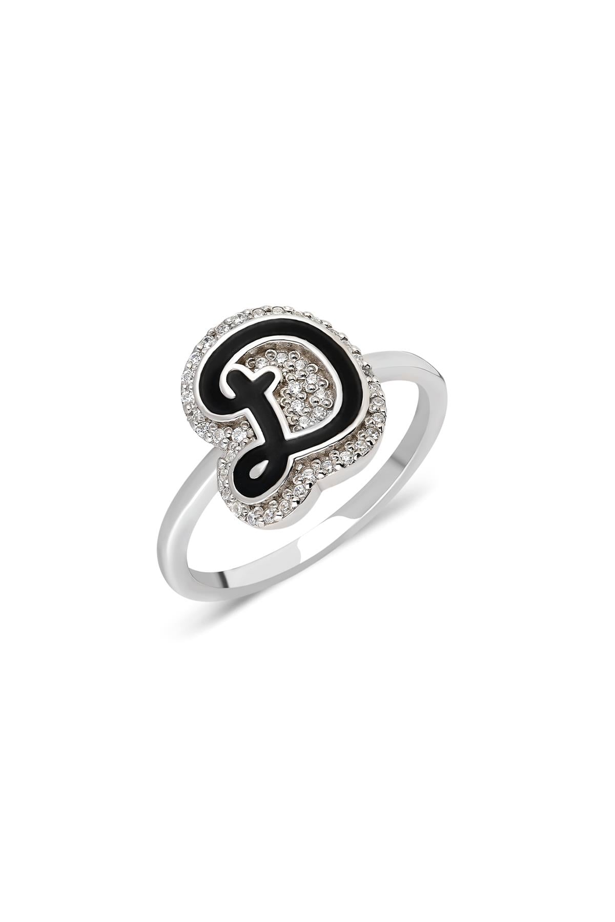 Mineli Script Harf Yüzük